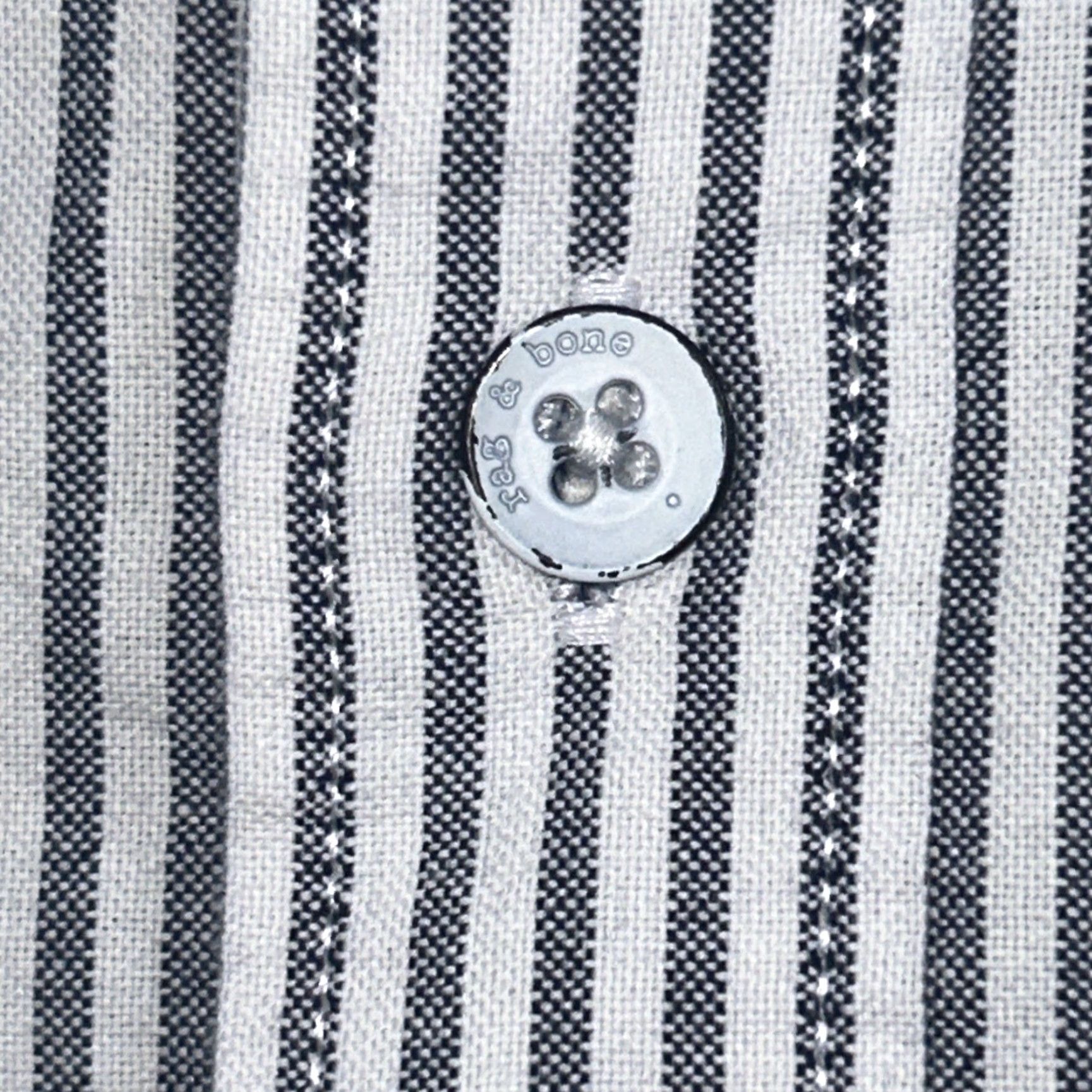 Rag & Bone Rag & Bone Shirt Button-Up Mens L Stripe Oxford Engineered Long Sleeve Casual Formal Travel Multicolor Cotton Blend Size US L / EU 52-54 / 3 - 6 Thumbnail