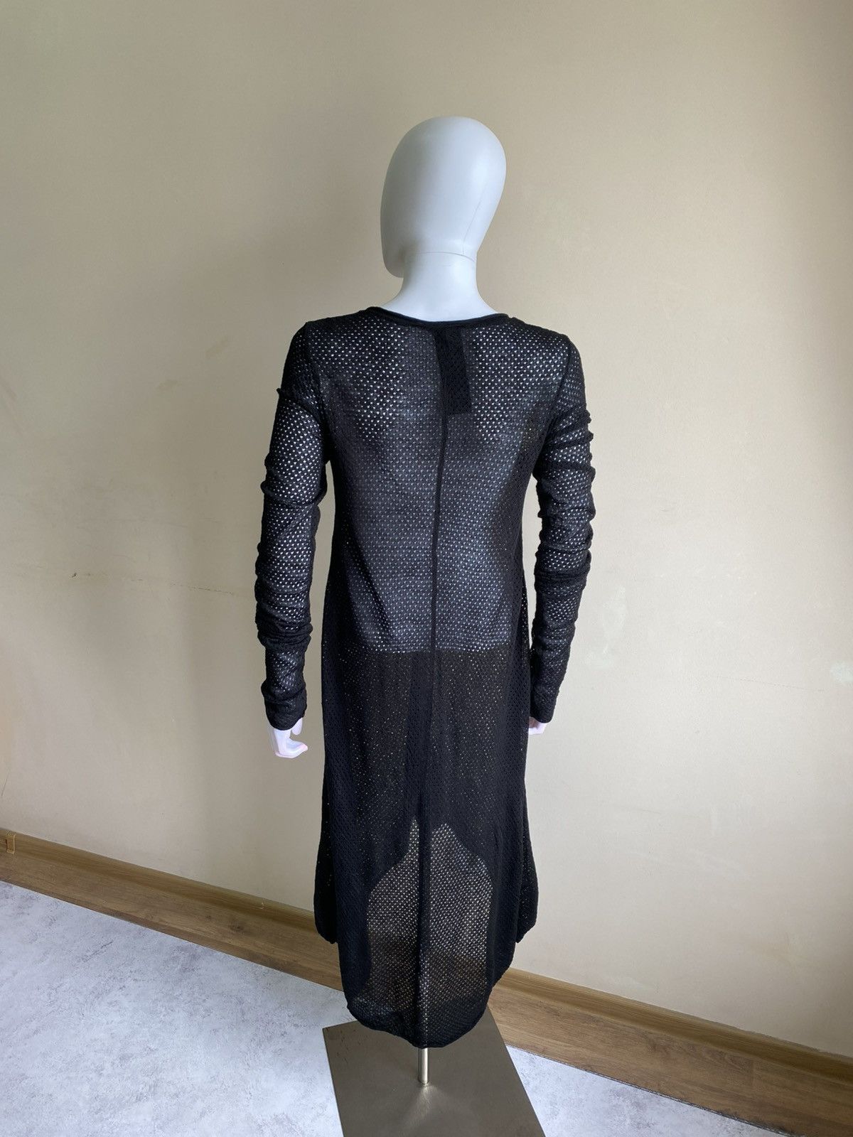 Rundholz Rundholz Black Label Avant Garde Mesh Button Up Midi Dress Size XS / US 0-2 / IT 36-38 - 7 Thumbnail