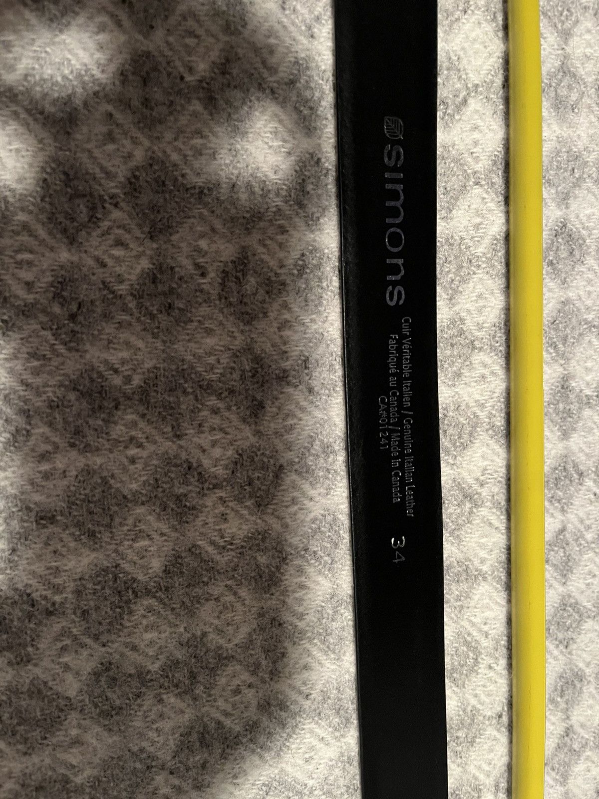Simons Brown Leather Belt Simons Size 34 Size 34 - 6 Thumbnail