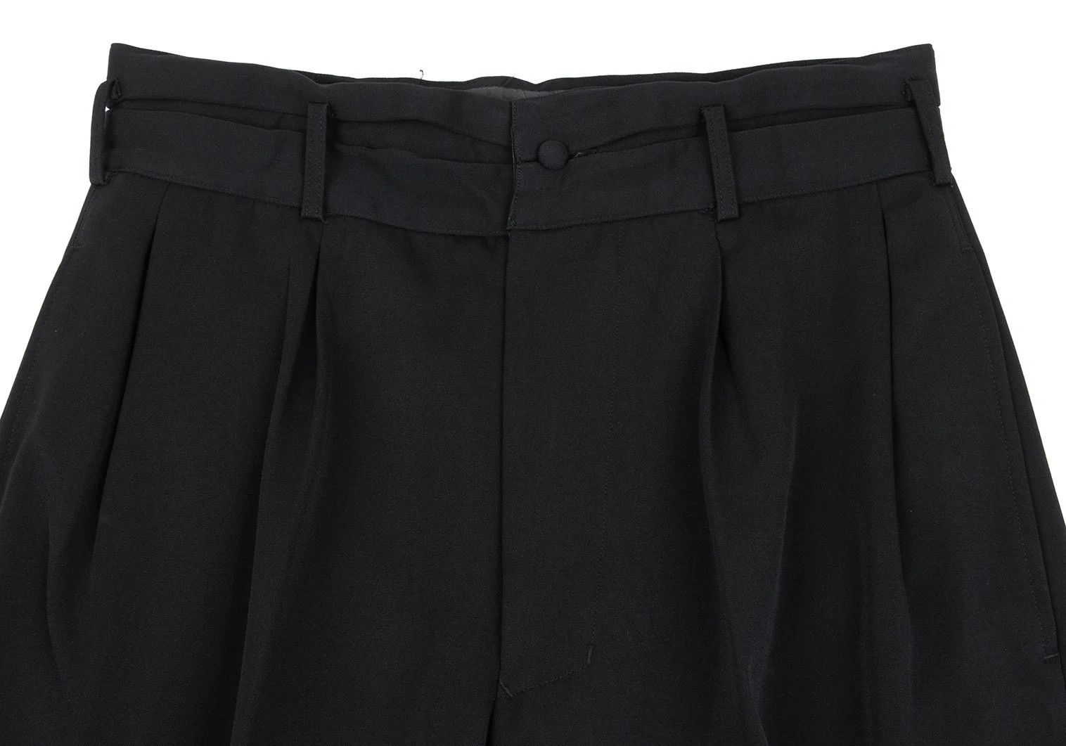 Yohji Yamamoto Yohji Yamamoto Tuck Waist Wool Pants Size US 38 / EU 54 - 2 Thumbnail