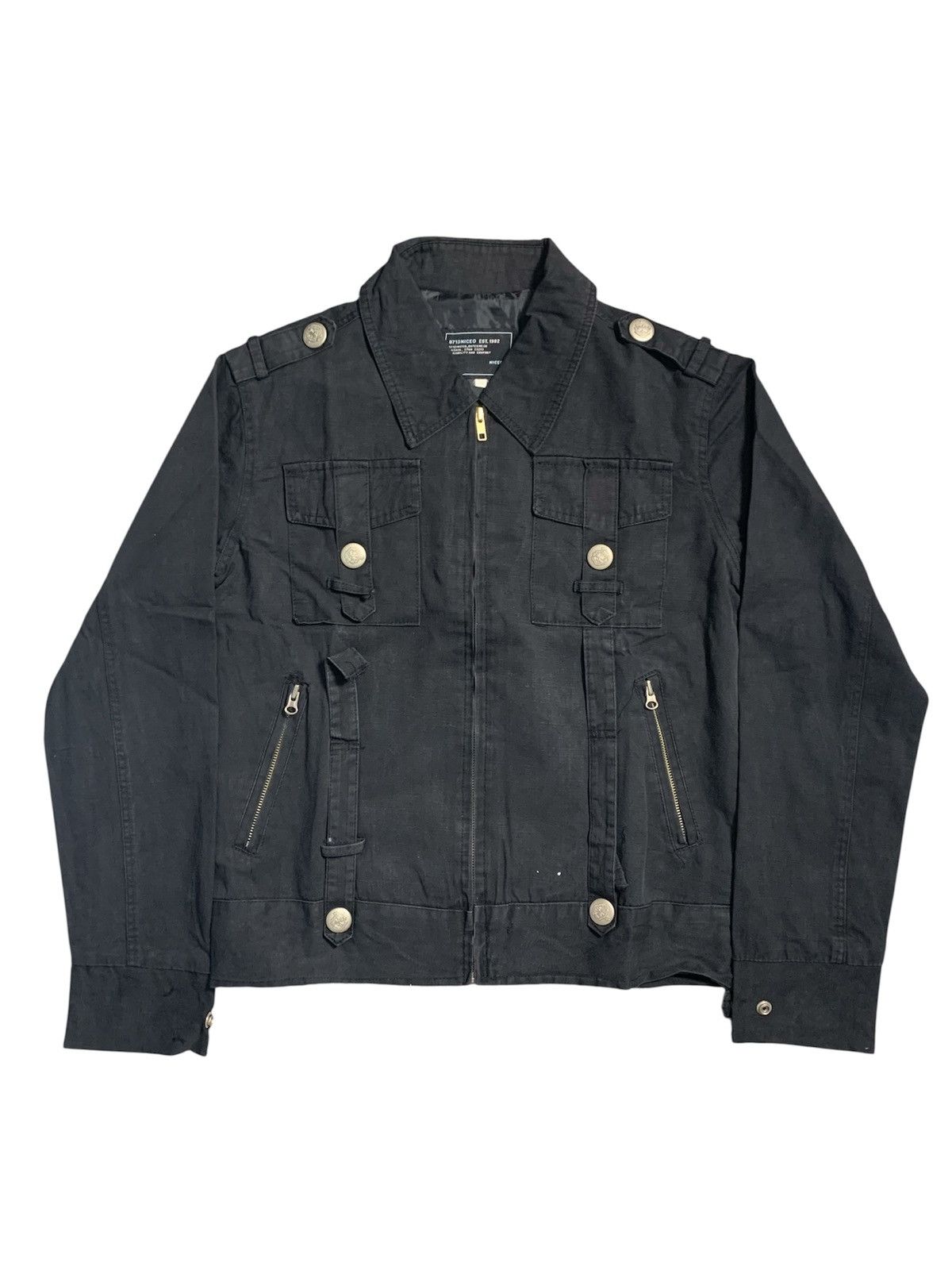 20471120 8713NICEO DISTRESSED JACKET IFSIX LGB KMRII HYSTERIC STYLE Size US M / EU 48-50 / 2 - 1 Thumbnail