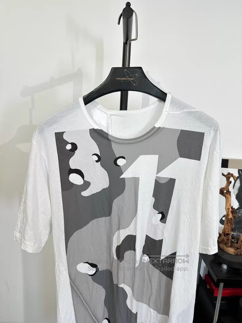 Boris Bidjan Saberi Boris Bidjan Saberi Camouflage Print Crewneck T-Shirt| Size US XL / EU 56 / 4 - 3 Thumbnail