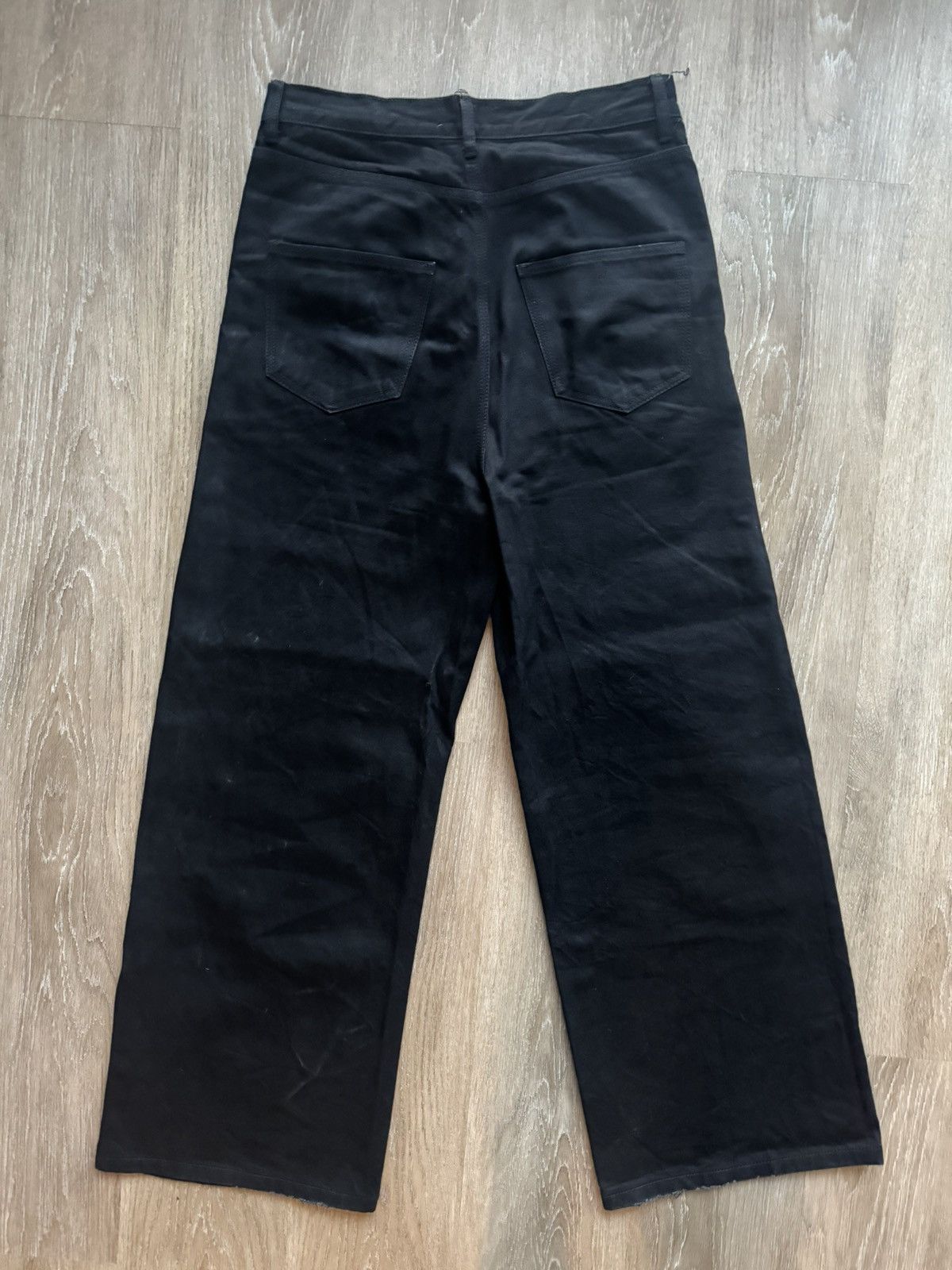 Somar Somar Pequod Denim Black Wide Leg Pants Size US 32 / EU 48 - 2 Thumbnail