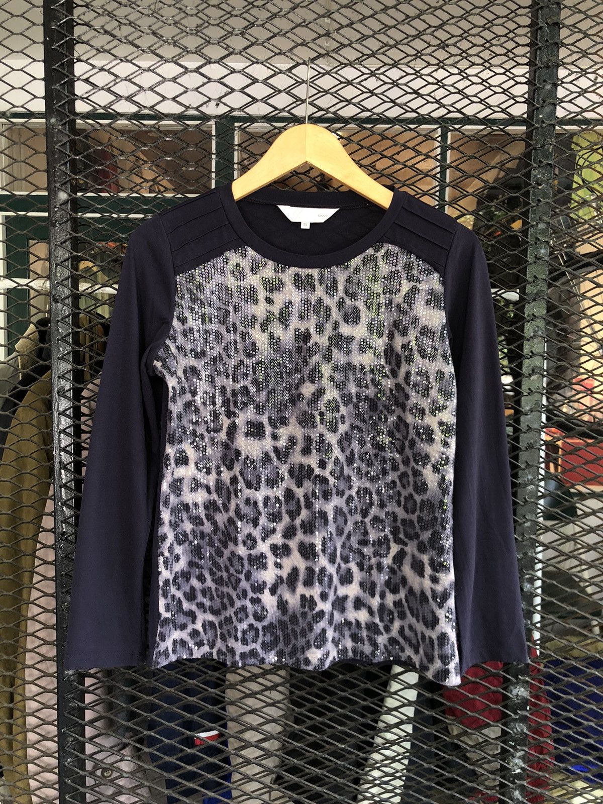 If Six Was Nine × Japanese Brand × Le Grande Bleu (L.G.B.) CROCO LONGSLEEVE LEOPARD LGBSTYLE Size M / US 6-8 / IT 42-44 - 1 Thumbnail