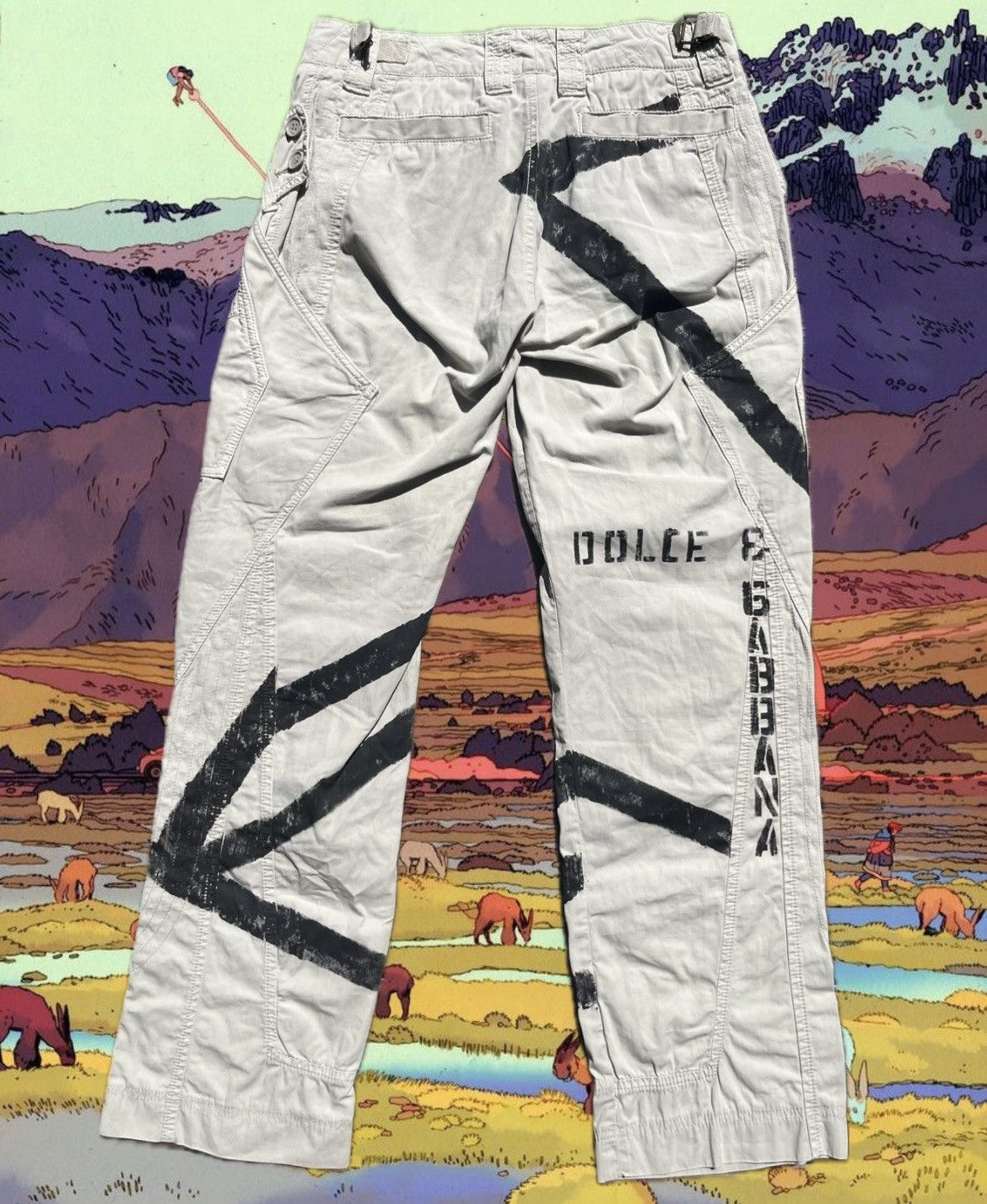 Dolce & Gabbana Dolce & Gabbana 00s Parachute Pants Size US 28 / EU 44 - 6 Thumbnail