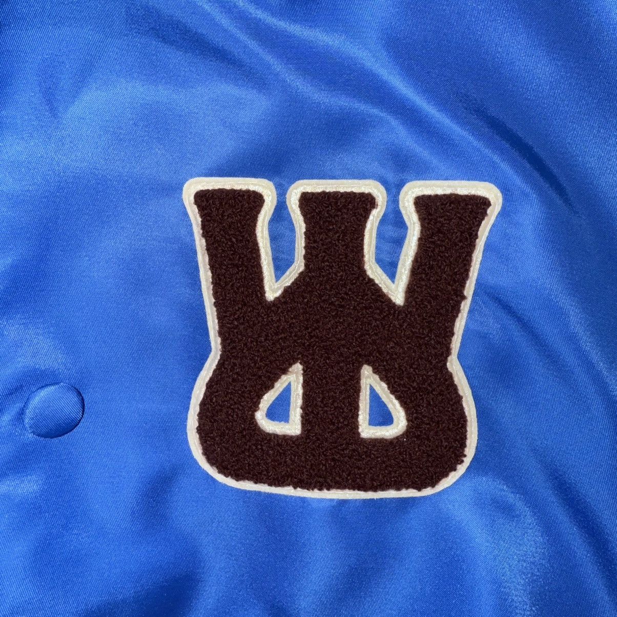 Wales Bonner Wales Bonner logo-patch Bomber Jacket | Blue | 52 Size US L / EU 52-54 / 3 - 4 Thumbnail