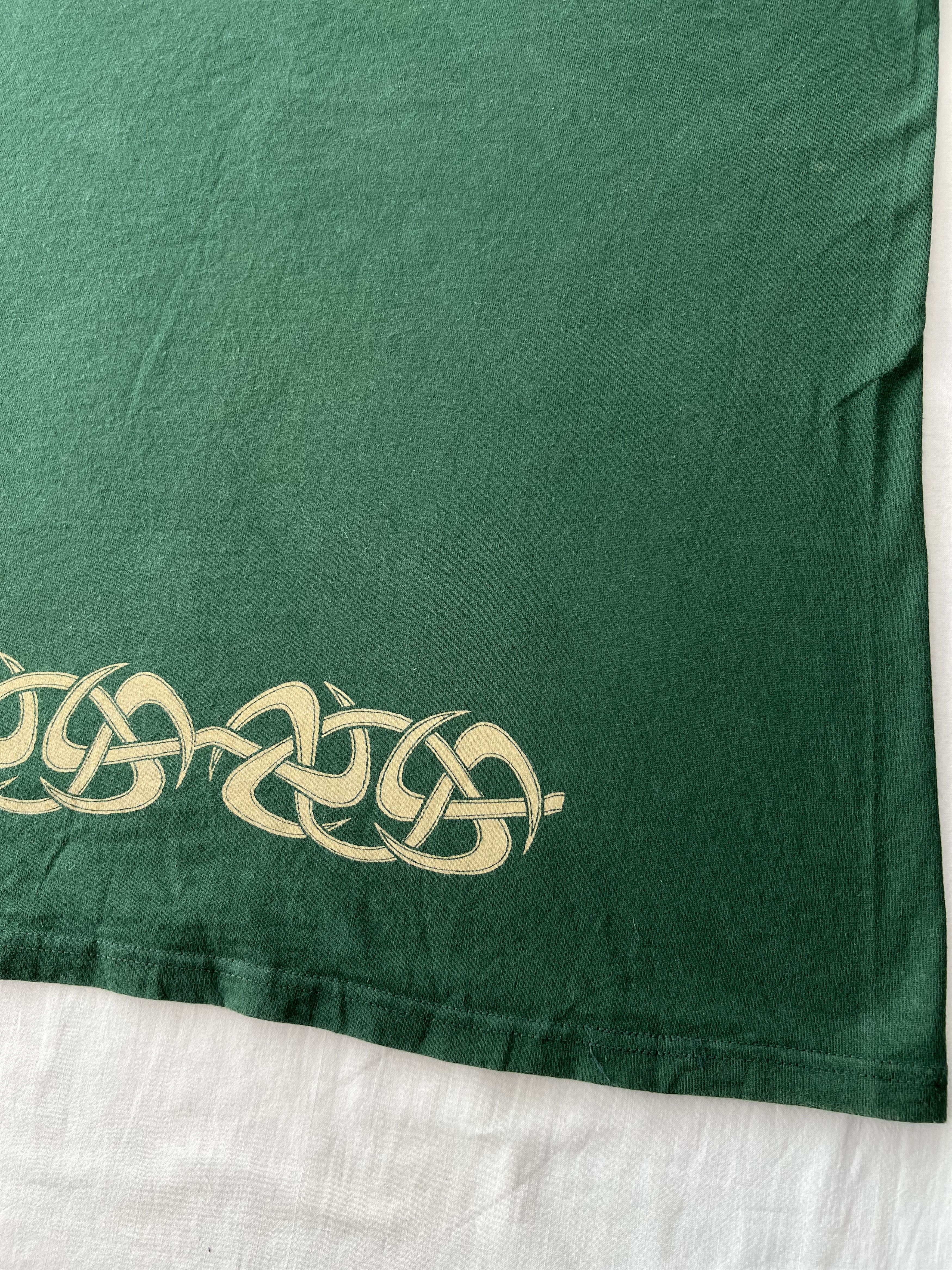 Band Tees Vintage 90s Levellers Rock Band Green T-shirt Size US XL / EU 56 / 4 - 14 Thumbnail