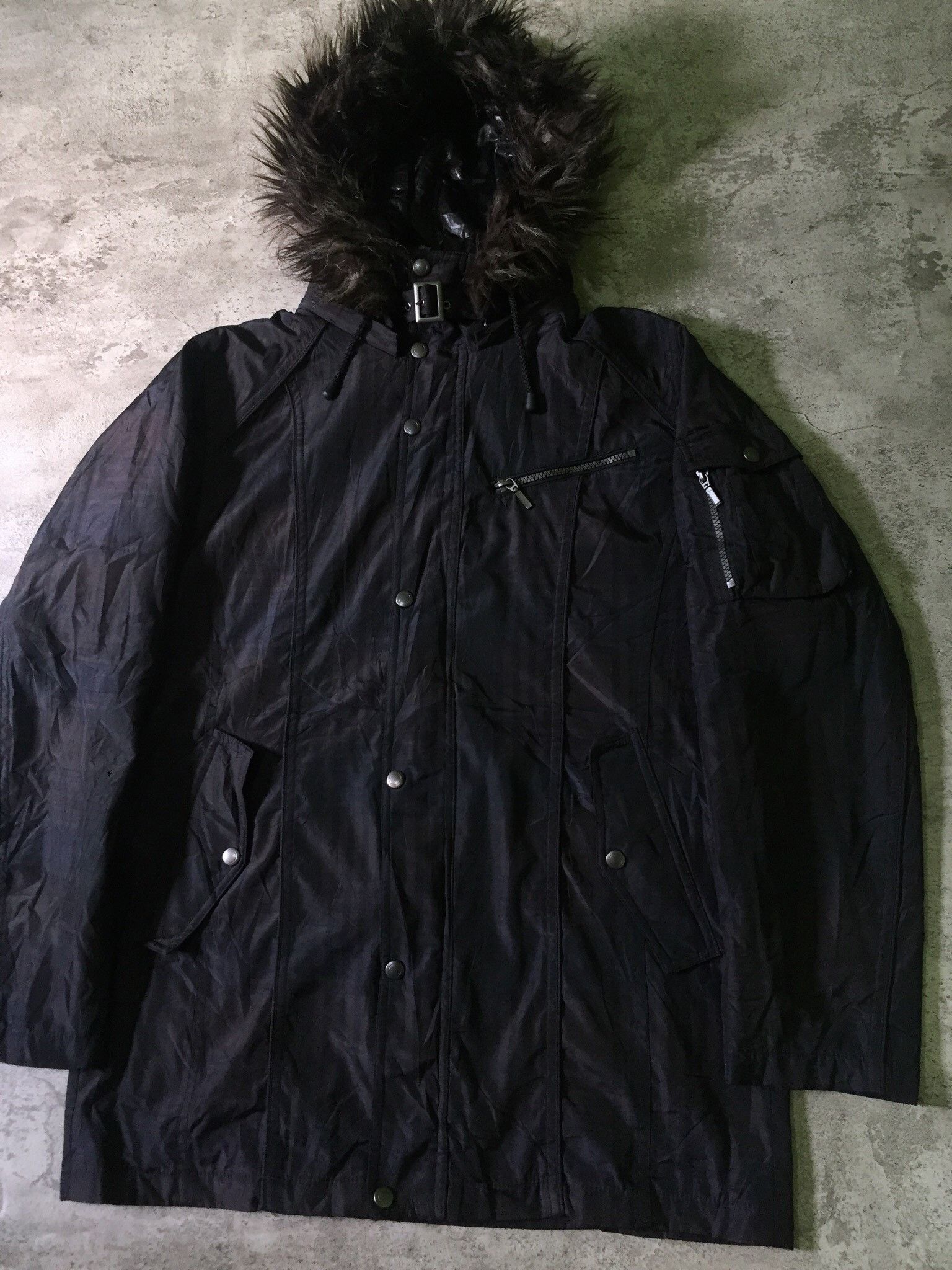 Japanese Brand Louis Chavlon Fur Pattern Replace Hooded Jacket L-XL Size US L / EU 52-54 / 3 - 2 Thumbnail