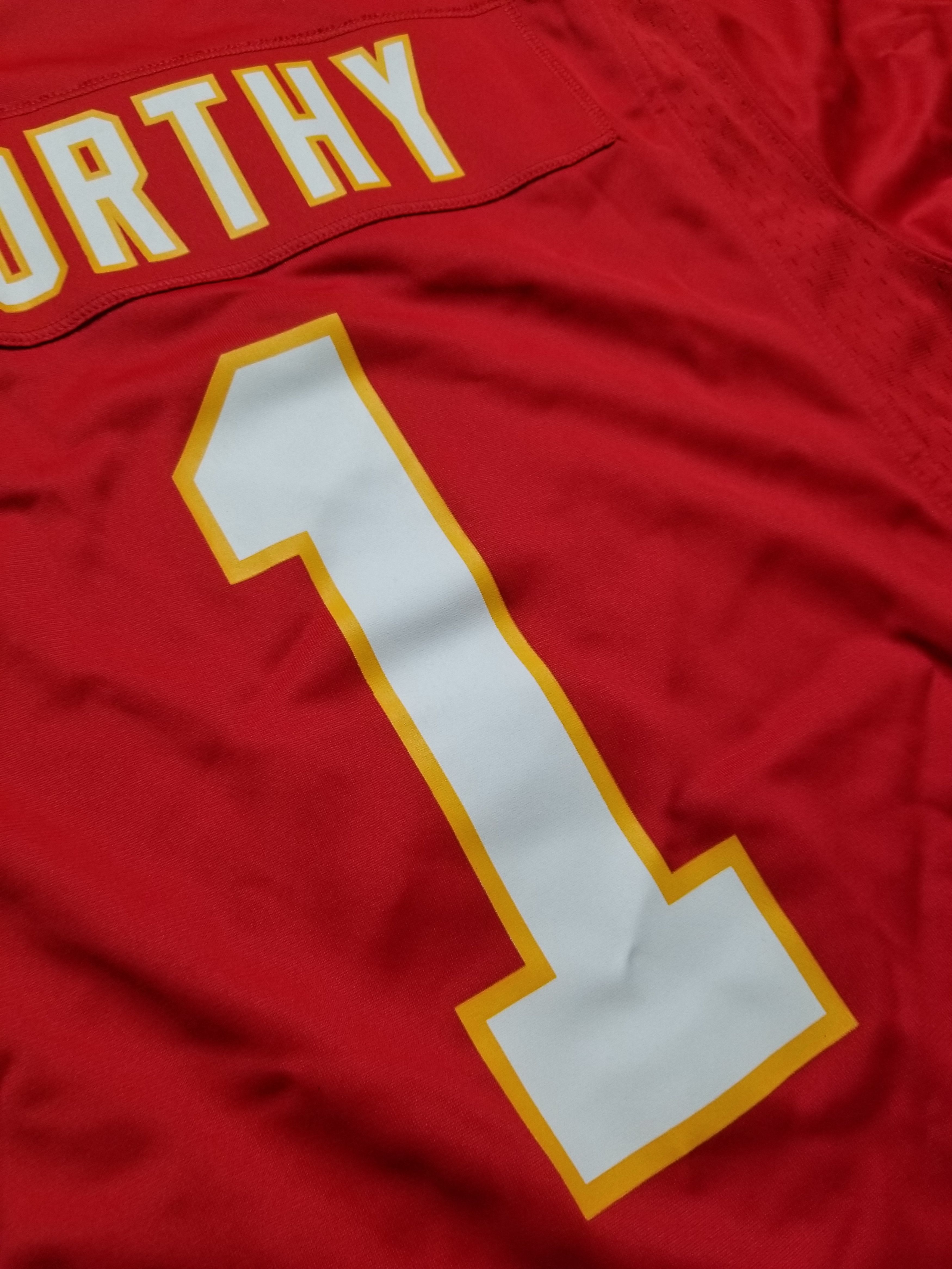 Nike Nike Xavier Worthy#1 Kansas City Chiefs On Field Red Jersey Size US S / EU 44-46 / 1 - 8 Thumbnail