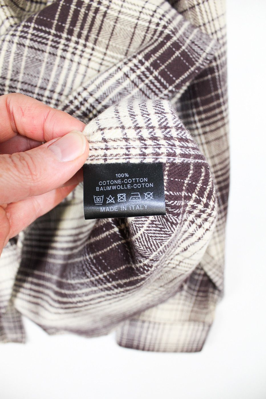 Raf Simons Flannel Shirt “The Others” SS20/20AW Cream Burgundy Check Size US M / EU 48-50 / 2 - 4 Thumbnail