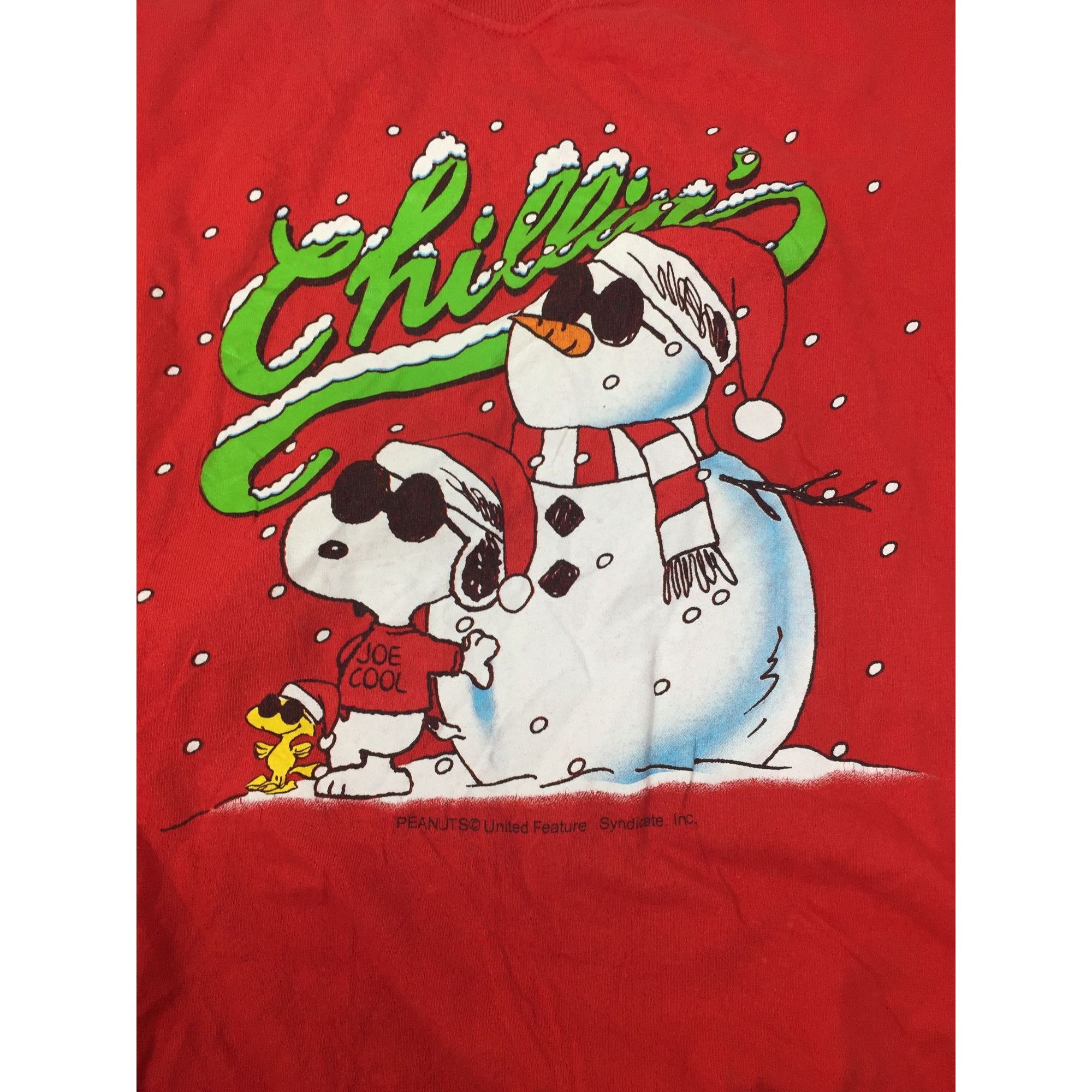 Gildan PEANUTS CHRISTMAS RED GILDAN TEE SHIRT SIZE LARGE Size L / US 10 / IT 46 - 6 Thumbnail