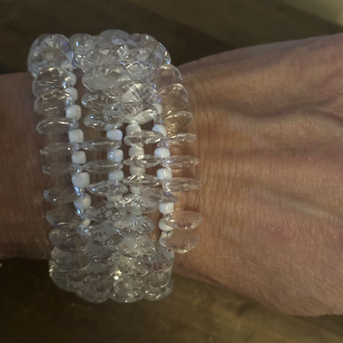 Other Clear bead wrap bracelet Size ONE SIZE - 4 Thumbnail