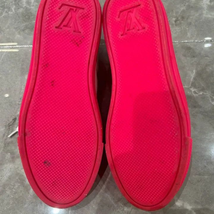 Louis Vuitton Louis Vuitton Pink White Stellar Sneakers for Women -2508 Size US 5 / IT 35 - 4 Thumbnail
