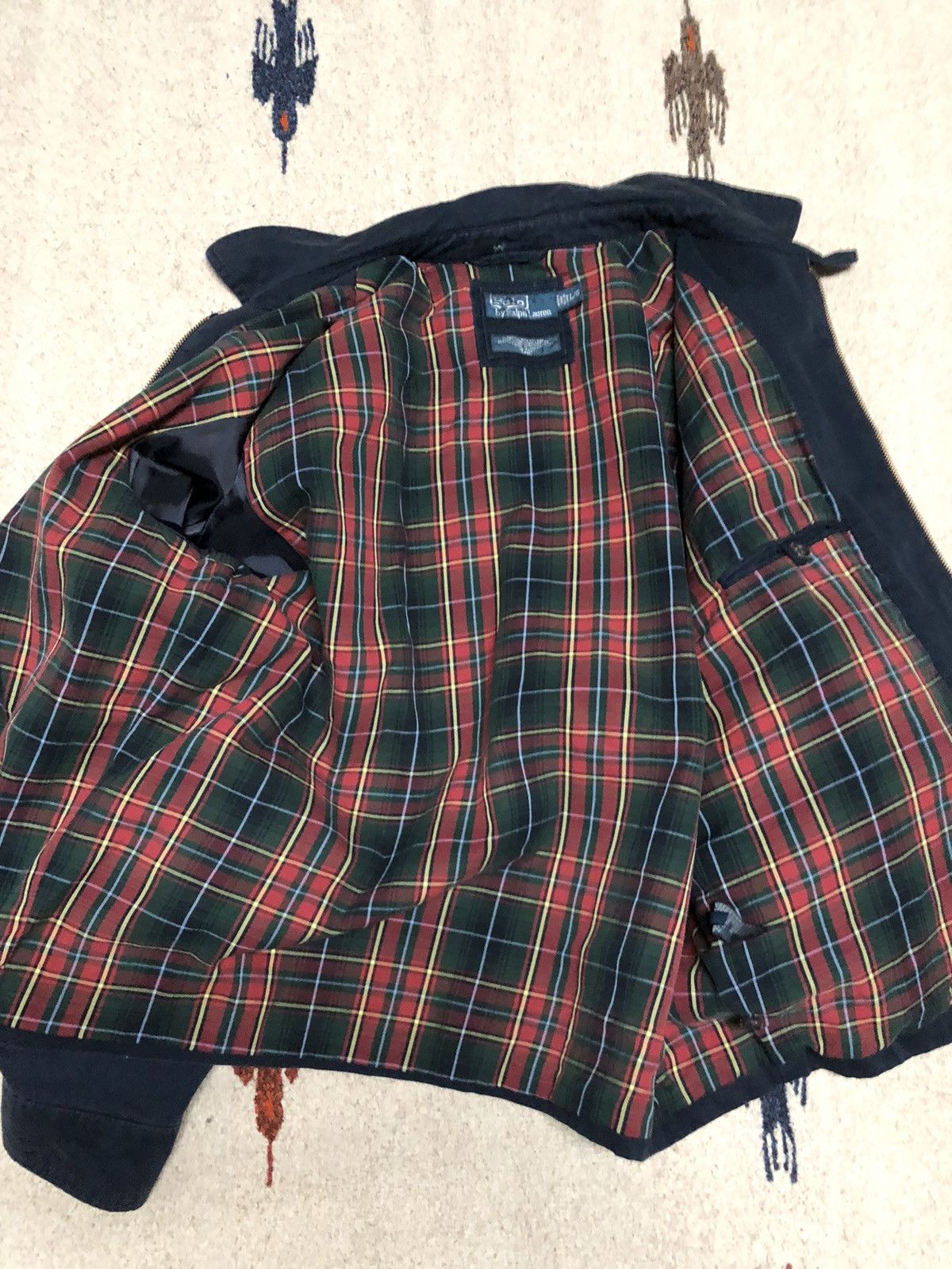 Polo Ralph Lauren × Ralph Lauren × Vintage Vintage Polo Ralph Lauren Jacket Pony tartan Size US L / EU 52-54 / 3 - 5 Thumbnail