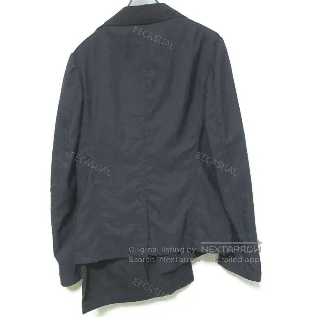Y's Asymmetrical Layered Black Jacket. Size S / US 4 / IT 40 - 2 Thumbnail