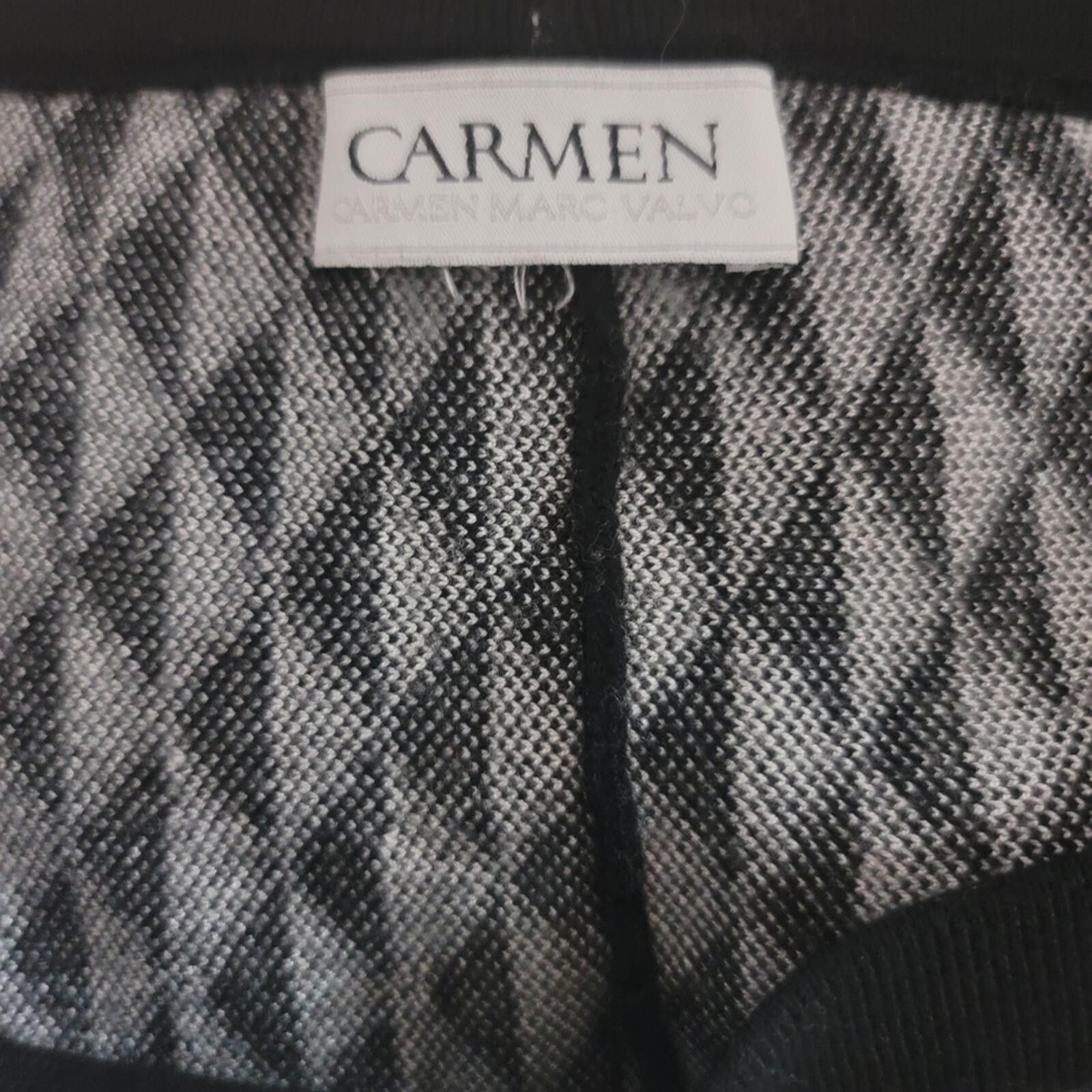 Other Carmen Marc Valvo Diamond Skater Skirt Sz L Gothic Academia Size 36" / US 14 / IT 50 - 2 Thumbnail