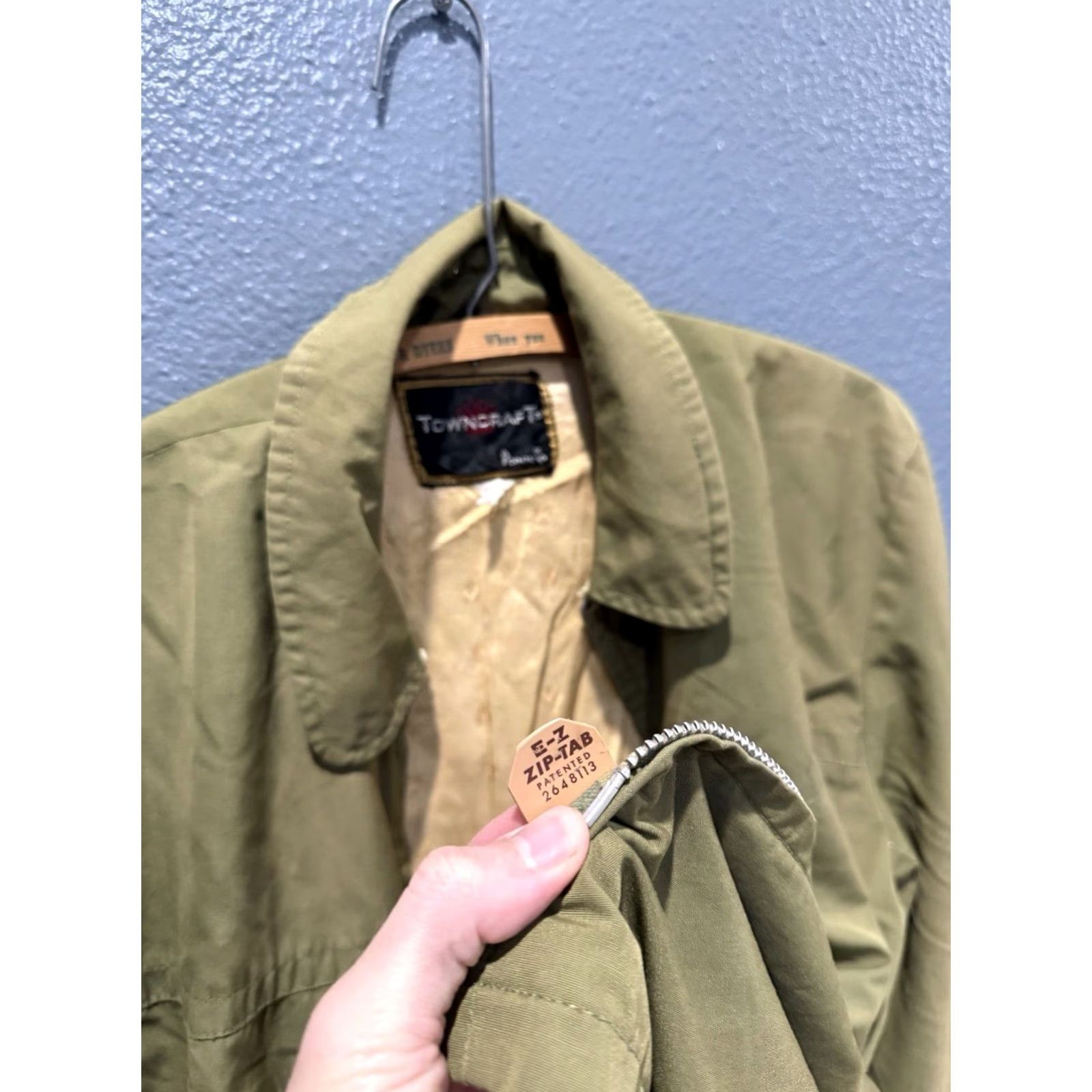 Vintage VINTAGE Towncraft Jacket Green Men L Cotton Zip Size US L / EU 52-54 / 3 - 6 Thumbnail