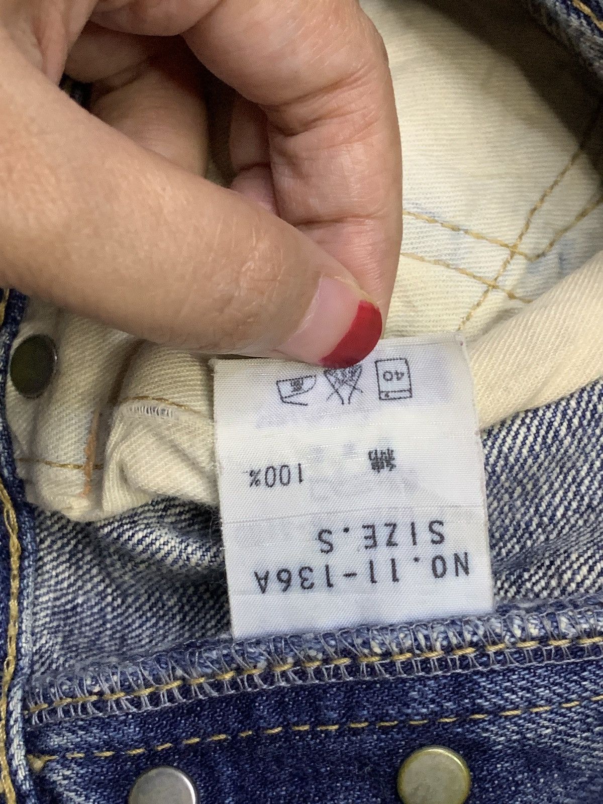 Japanese Brand SALES🔥Vintage Japanese Brand Faded Wash Distressed Jeans Size US 30 / EU 46 - 9 Thumbnail