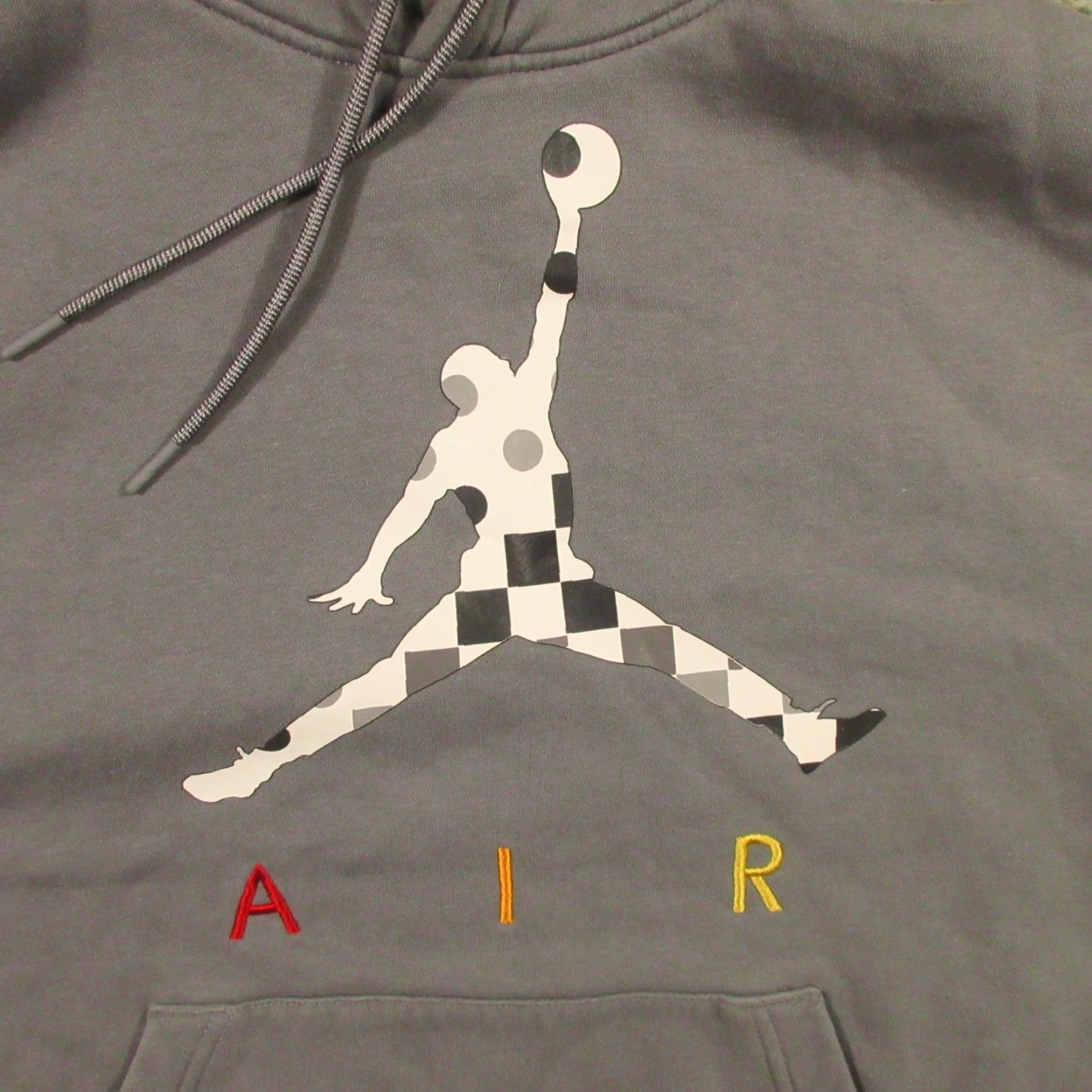 Jordan Brand Nike Jordan Hoodie Men M Grey Hooded Sweatshirt Jumpman Graphic Print Size US M / EU 48-50 / 2 - 3 Thumbnail