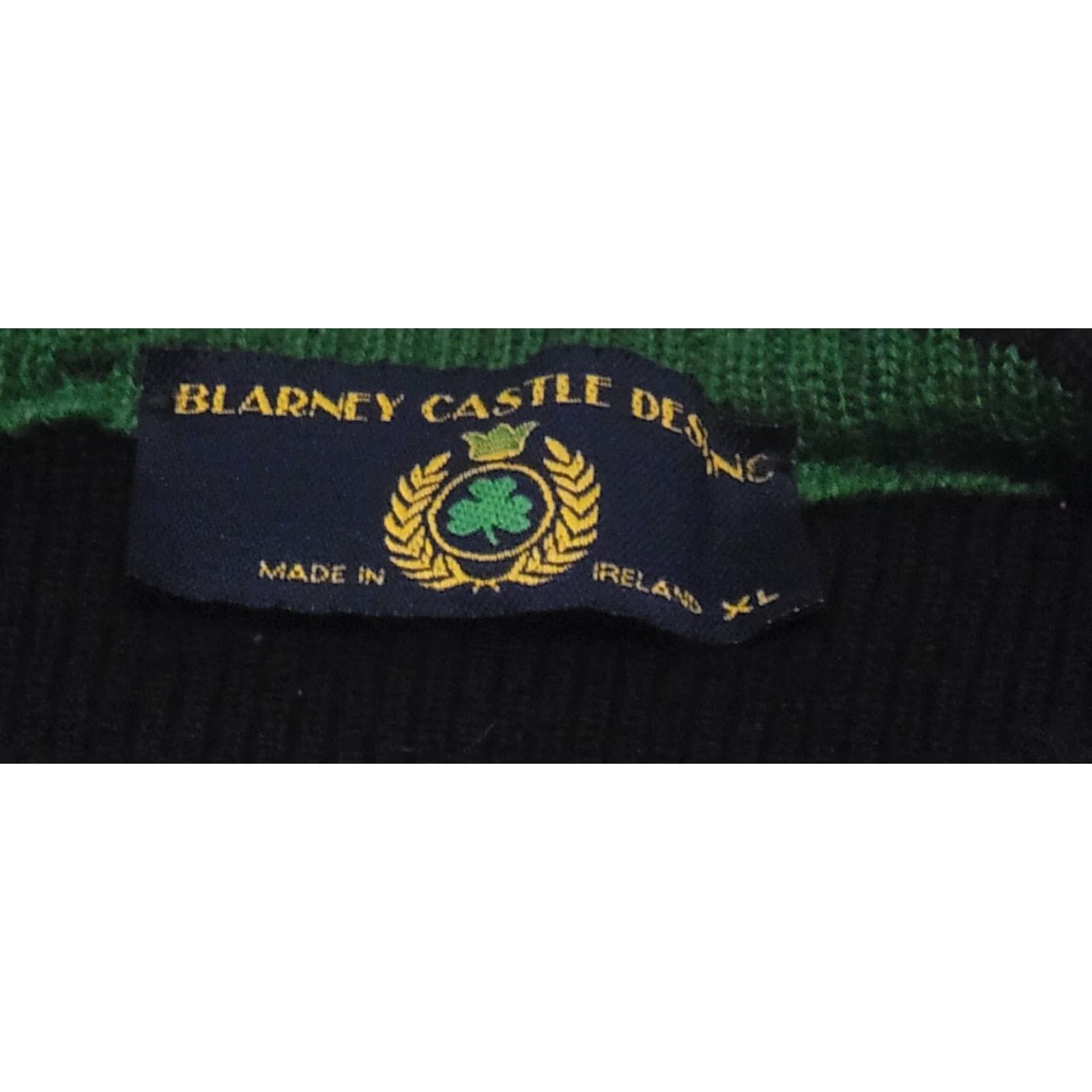 Vintage VINTAGE Blarney Castle Knit Sweater Wool Green XL Unisex Adults Pullover Round Neck Long Sleeve Ireland Logo All Seasons Size US XL / EU 56 / 4 - 3 Thumbnail