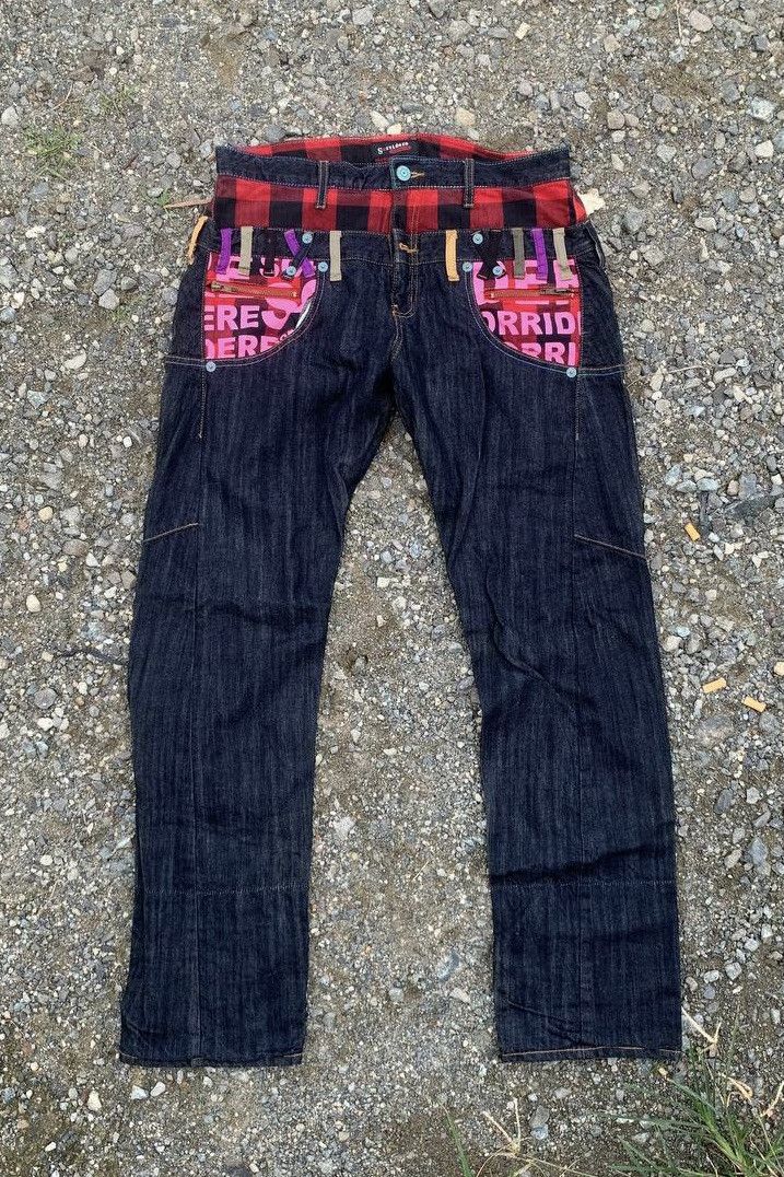 Japanese Brand Sorridere Great double waisted jeans Size US 33 - 1 Thumbnail
