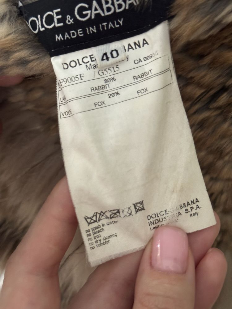Dolce & Gabbana Dolce Gabbana FR. F9005F Rabbit Fox Fur Jacket Size S / US 4 / IT 40 - 7 Thumbnail