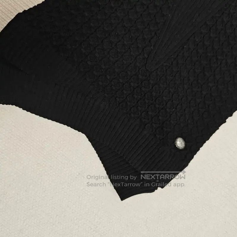 Chanel Chanel Black Ribbed Short Sleeve Sweater . Size XS / US 0-2 / IT 36-38 - 7 Thumbnail