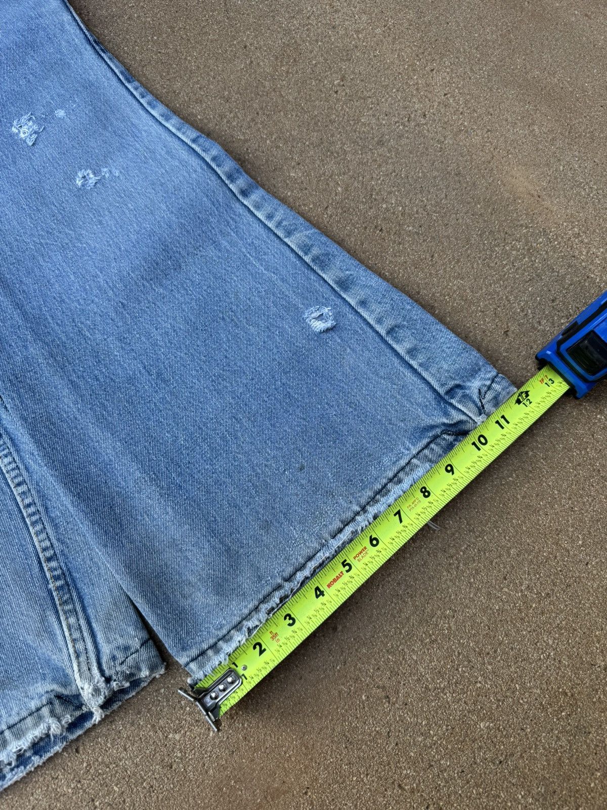 Levi's × Vintage Vtg 70’s Levi’s 684 Orange Tab Bellbottom Faded Jeans 34x31 Size US 34 / EU 50 - 11 Thumbnail