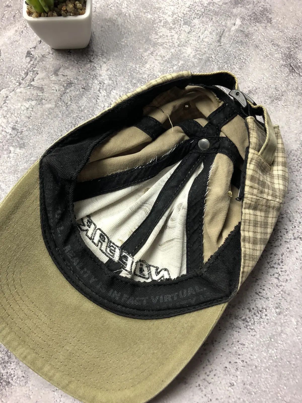 No Fear NO FEAR Hype Made in USA Checkered Rare Vintage Cap Red Tag Size ONE SIZE - 5 Thumbnail