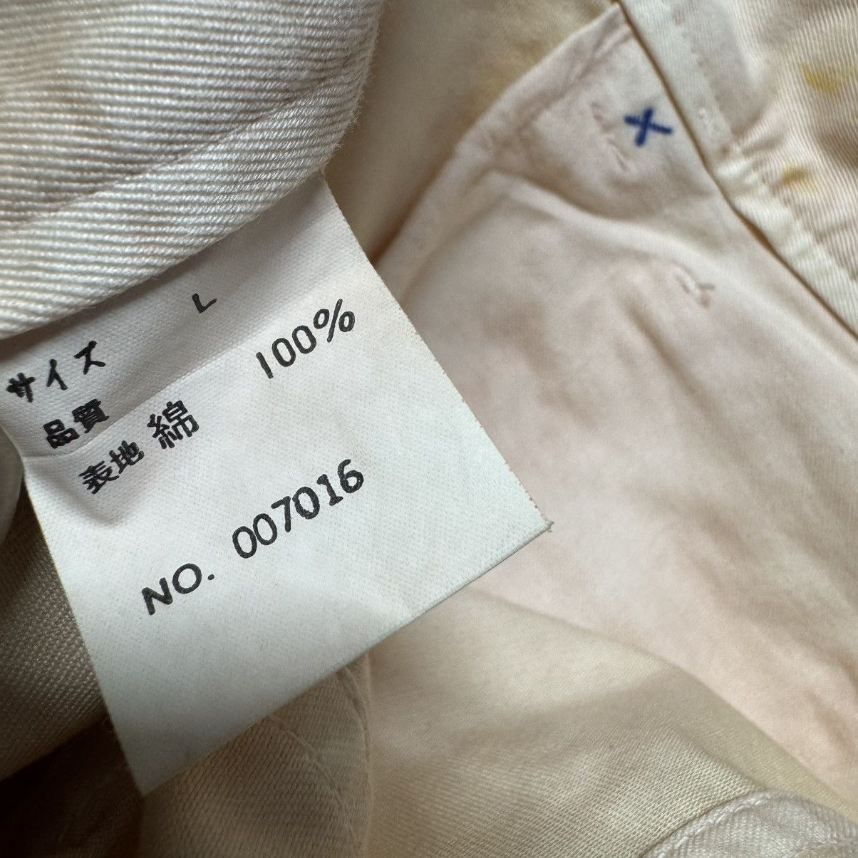 Japanese Brand Vintage SYNAPS Denim Painted Bleach Jeans Size US 31 - 21 Thumbnail