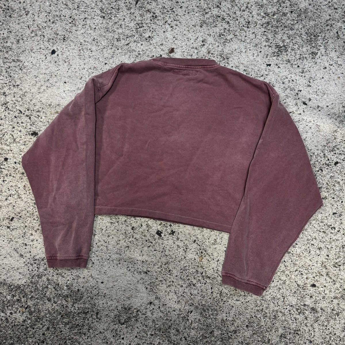 Vintage 90s Bum Equipment Cropped Thrashed Sweatshirt ERD Grunge Size US L / EU 52-54 / 3 - 5 Thumbnail