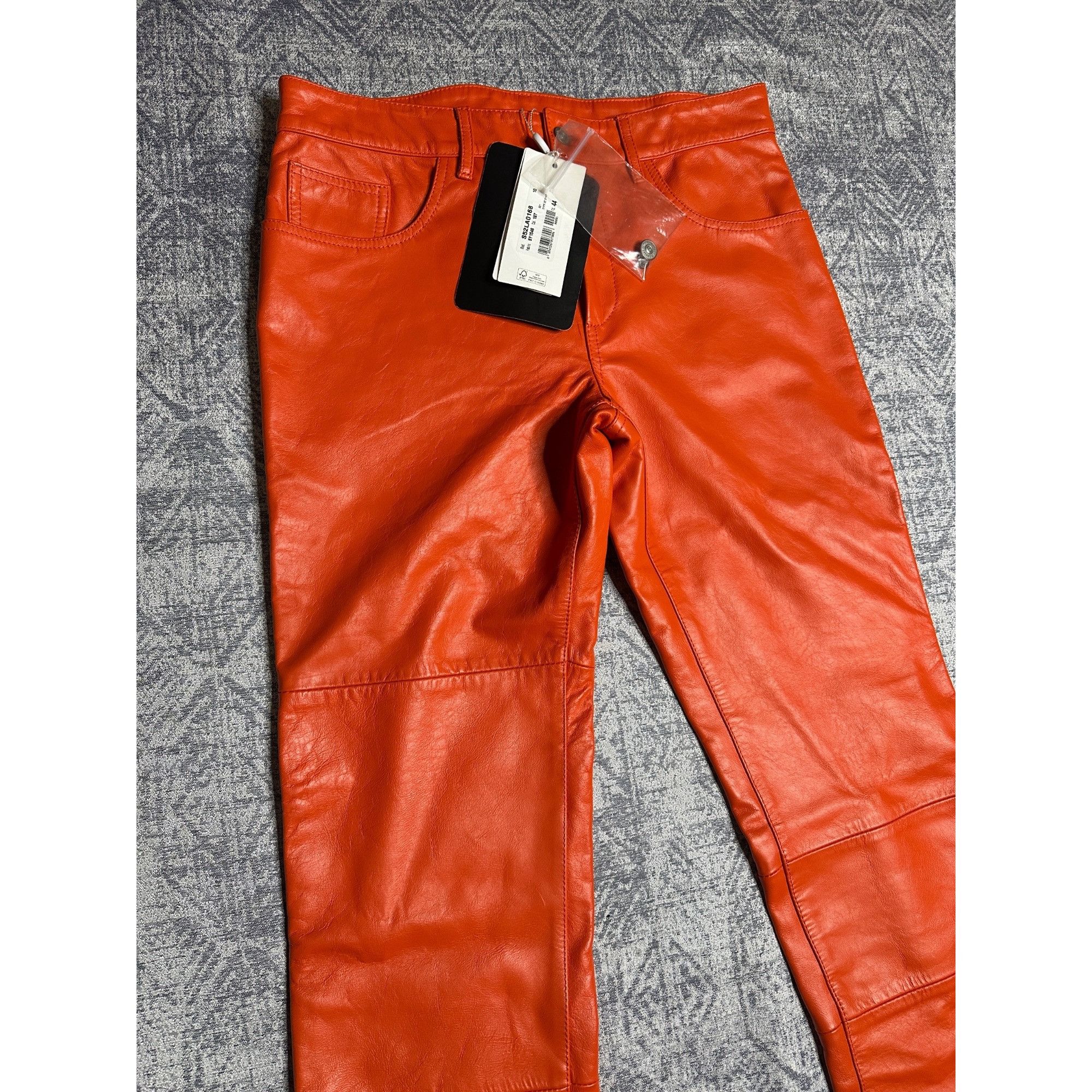 Maison Margiela MM6 22SS 5-Pocket Leather Pants Size 30" / US 8 / IT 44 - 2 Thumbnail