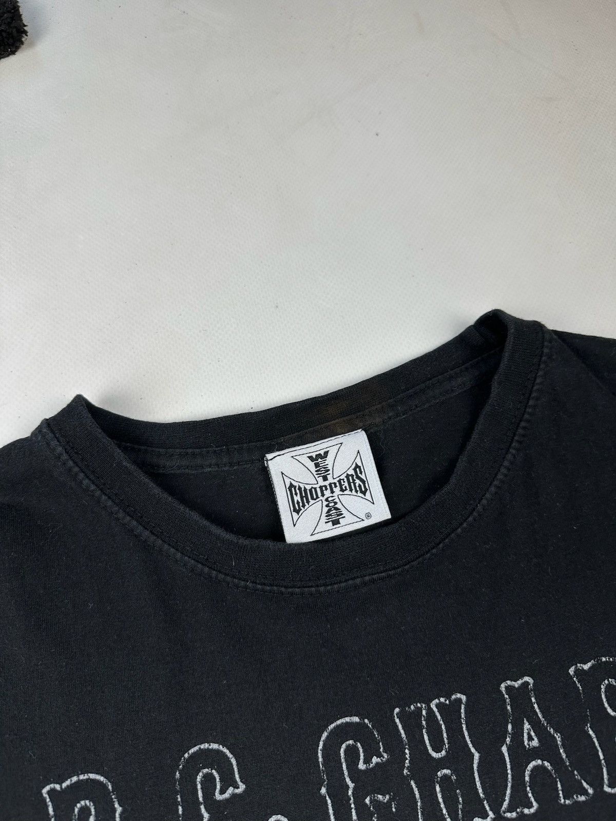 Vintage × West Coast Choppers Vintage Y2K West Coast Choppers Biker Tee skull Size US XL / EU 56 / 4 - 4 Thumbnail