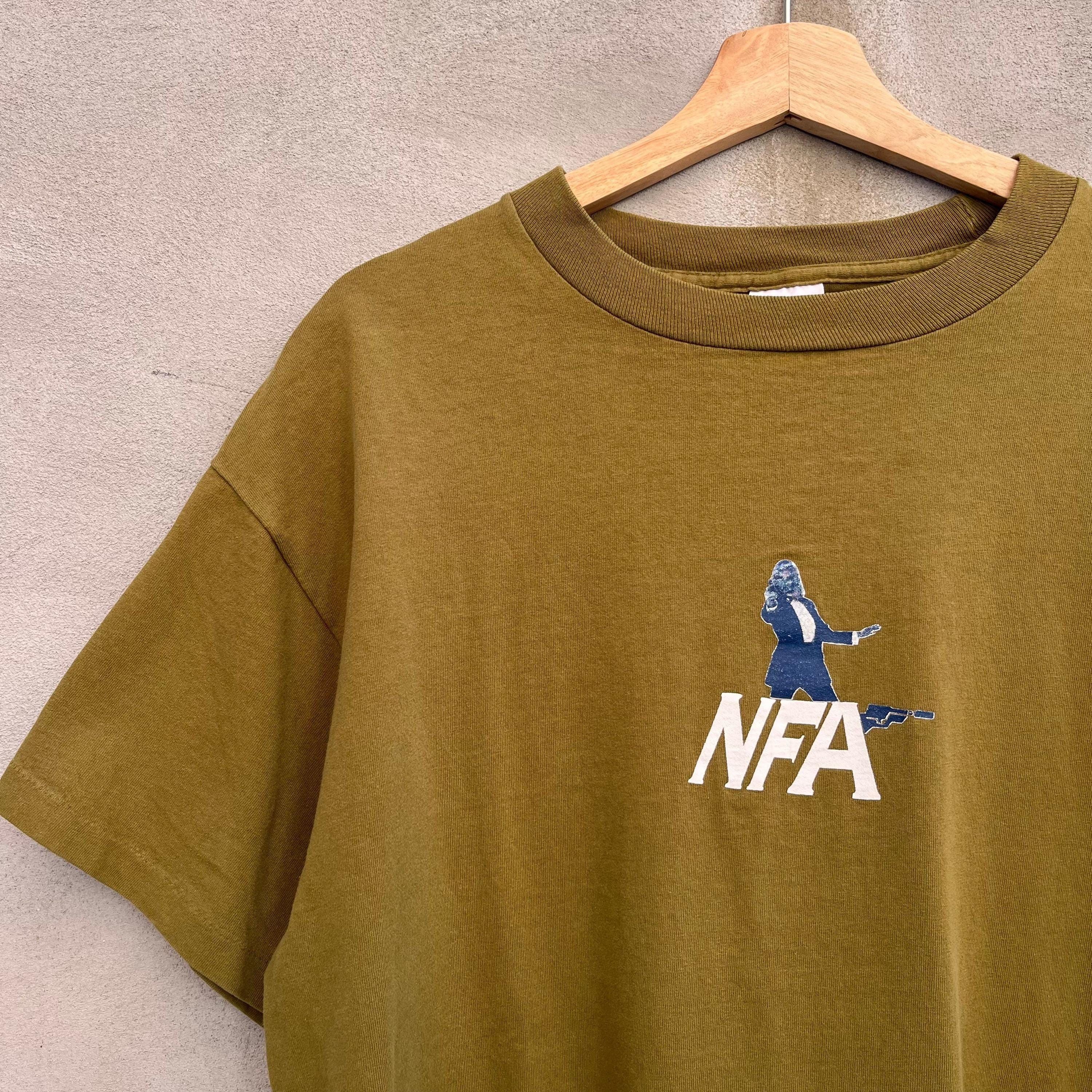 Vintage 90's Vintage NFA Skate Style T-Shirt Size US XL / EU 56 / 4 - 3 Thumbnail