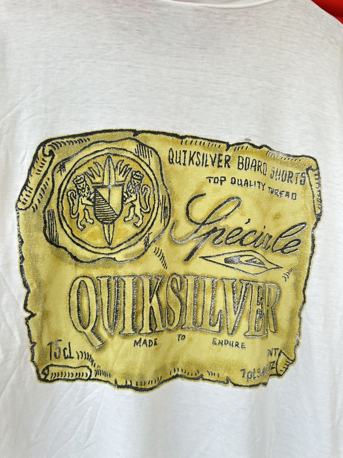 Quiksilver Distressed Vintage 90s Quiksilver Surf Tee Size US L / EU 52-54 / 3 - 3 Thumbnail