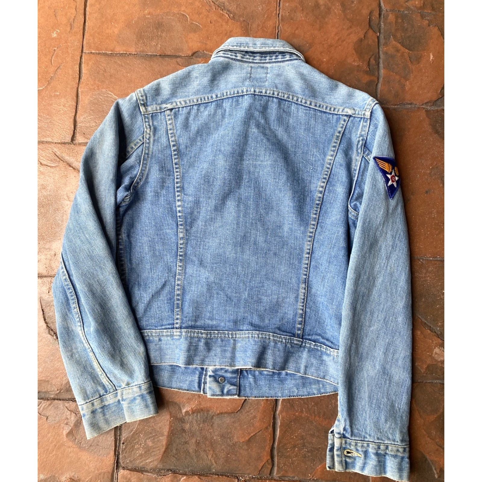 Lee VINTAGE Lee Rider Sanforized Union Trucker Jean Jacket Small PATD 153438 USA Size 28" / US 6 / IT 42 - 3 Thumbnail