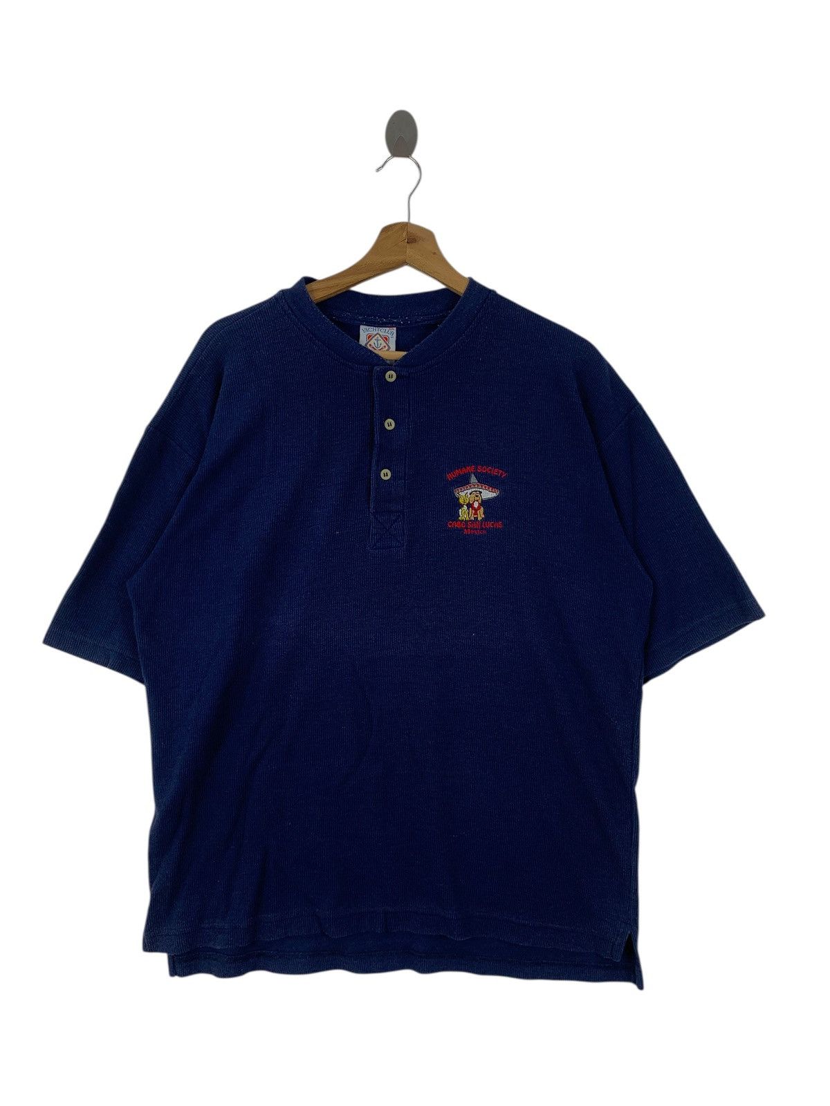 Vintage Vintage YACHT CLUB Cabo San Lucas Embroidered Logo Baggy Size L / US 10 / IT 46 - 5 Thumbnail