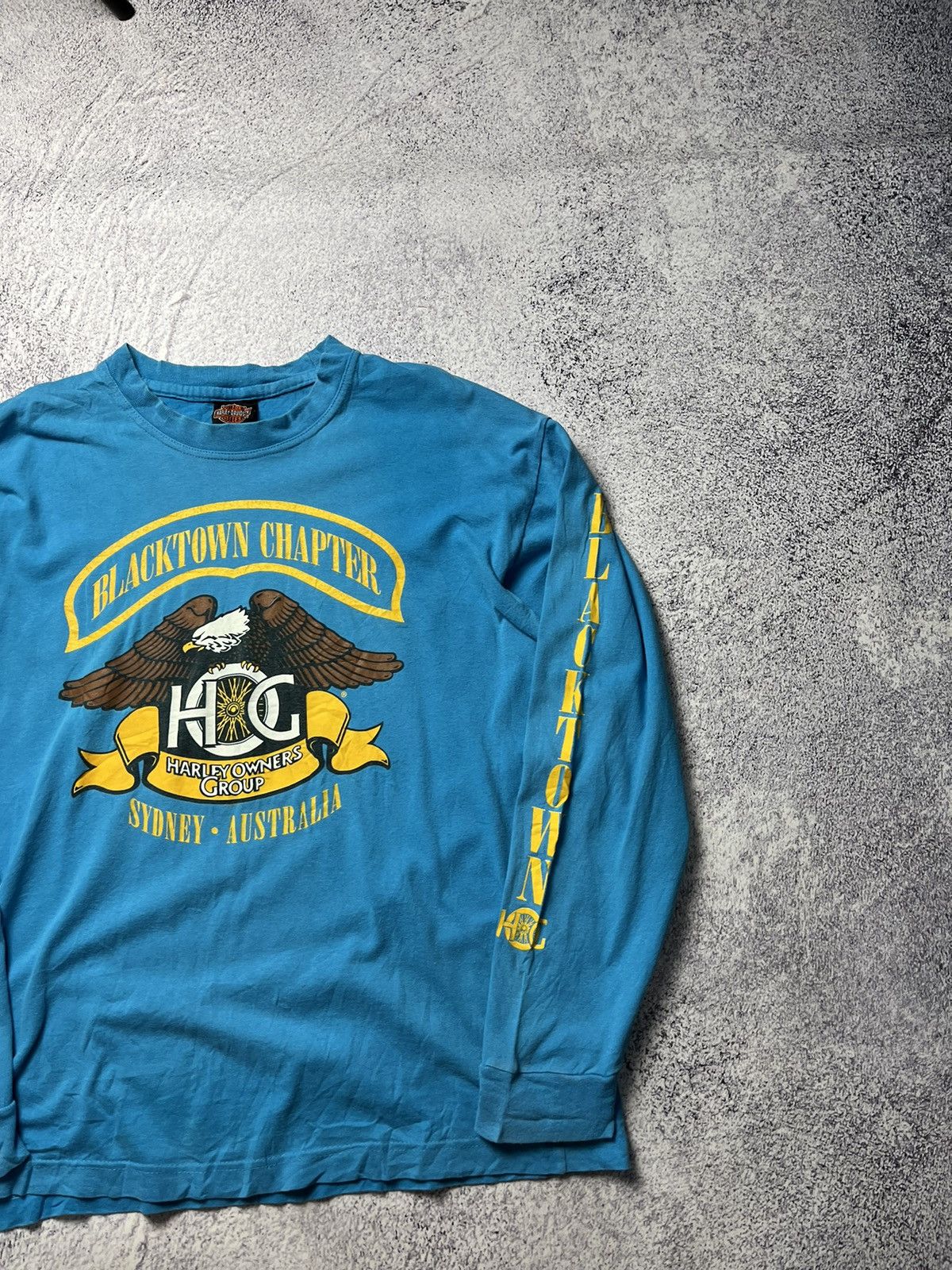 Harley Davidson × Vintage Vintage Harley Davidson Long Sleeve Blacktown 2004 Y2K Size US L / EU 52-54 / 3 - 3 Thumbnail
