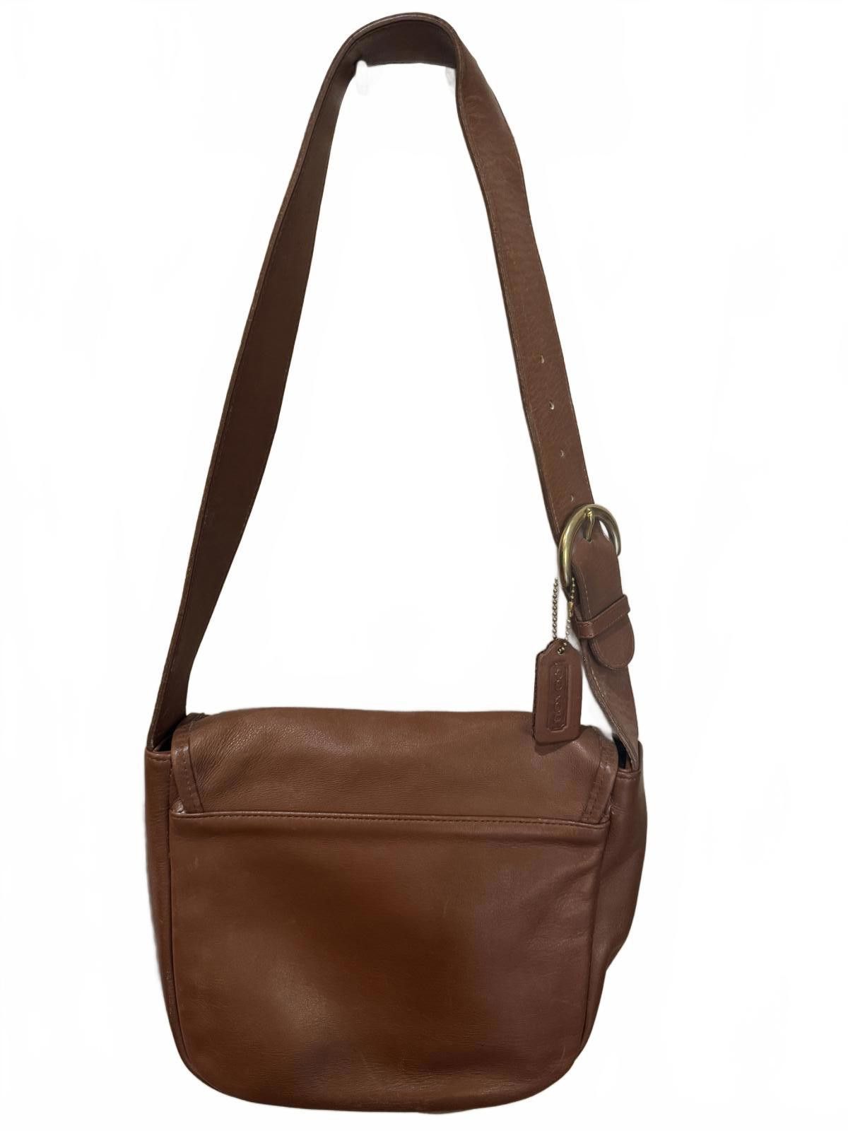 Coach Vintage 90's Coach Brown Leather Women's Shoulder Bag Size ONE SIZE - 4 Thumbnail