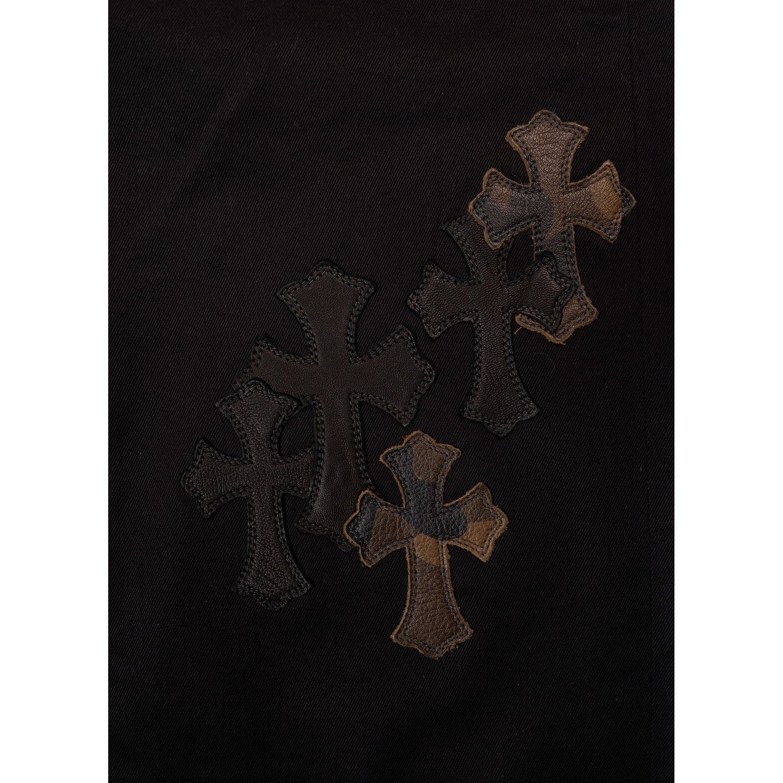 Chrome Hearts Camouflage Cross Black Chinos Jeans Size US 31 - 4 Thumbnail
