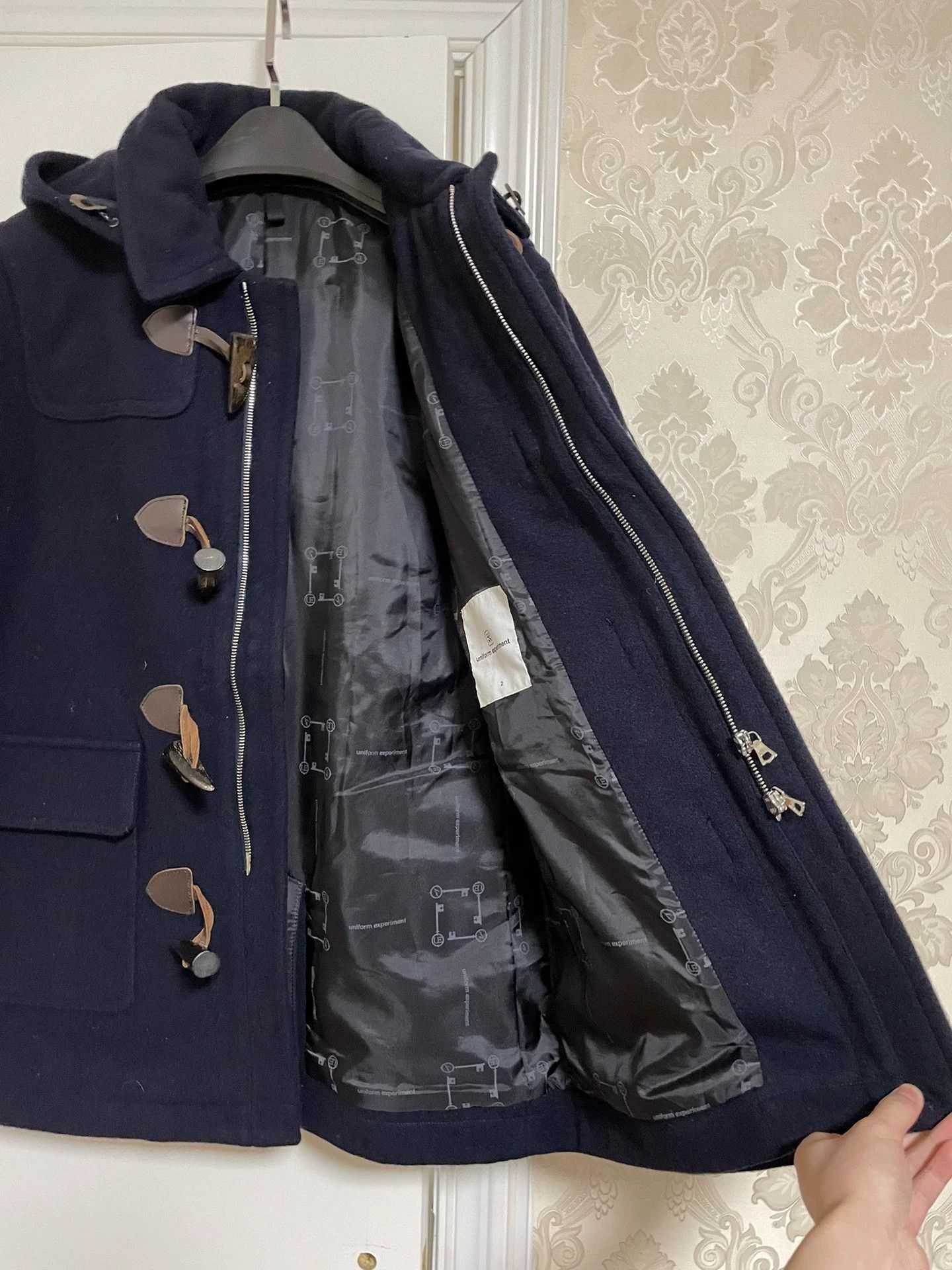 uniform experiment UNIFORM EXPERIMENT 90% Wool Navy Blue Size 2 (M) Good Size US M / EU 48-50 / 2 - 6 Thumbnail
