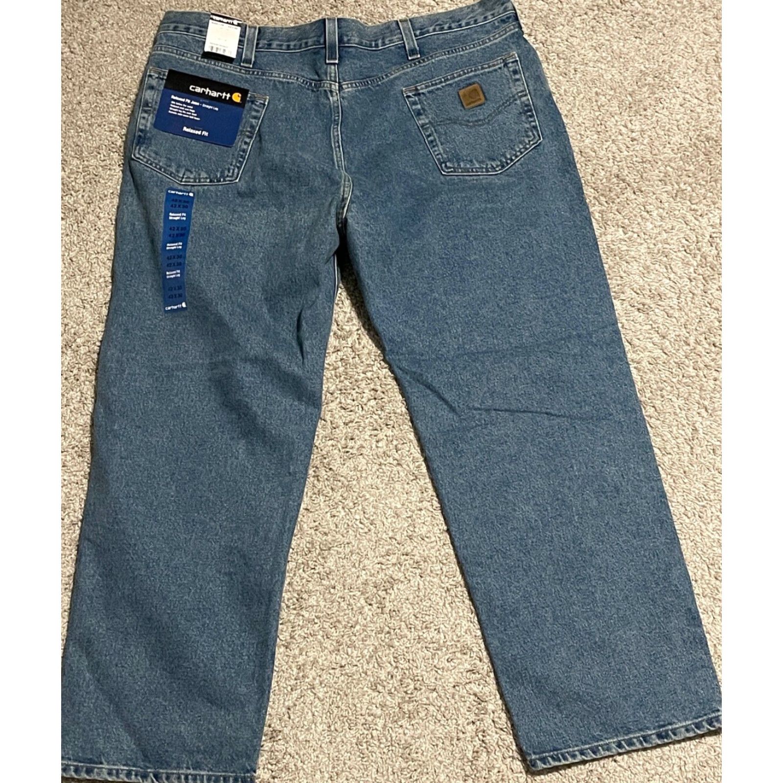 Carhartt CARHARTT Jeans NWT 41 x 29.5 B460 LVB Relaxed Fit Straight Leg Size US 41 - 2 Thumbnail