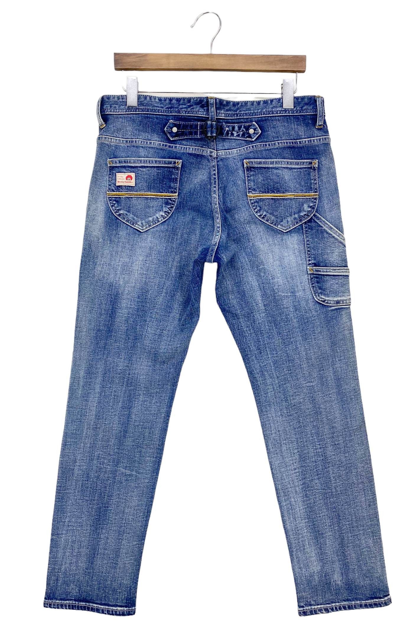 Japanese Brand Betty Smith Carpenter Pants Buckle Back Denim –Made in Japan Size US 33 - 1 Thumbnail