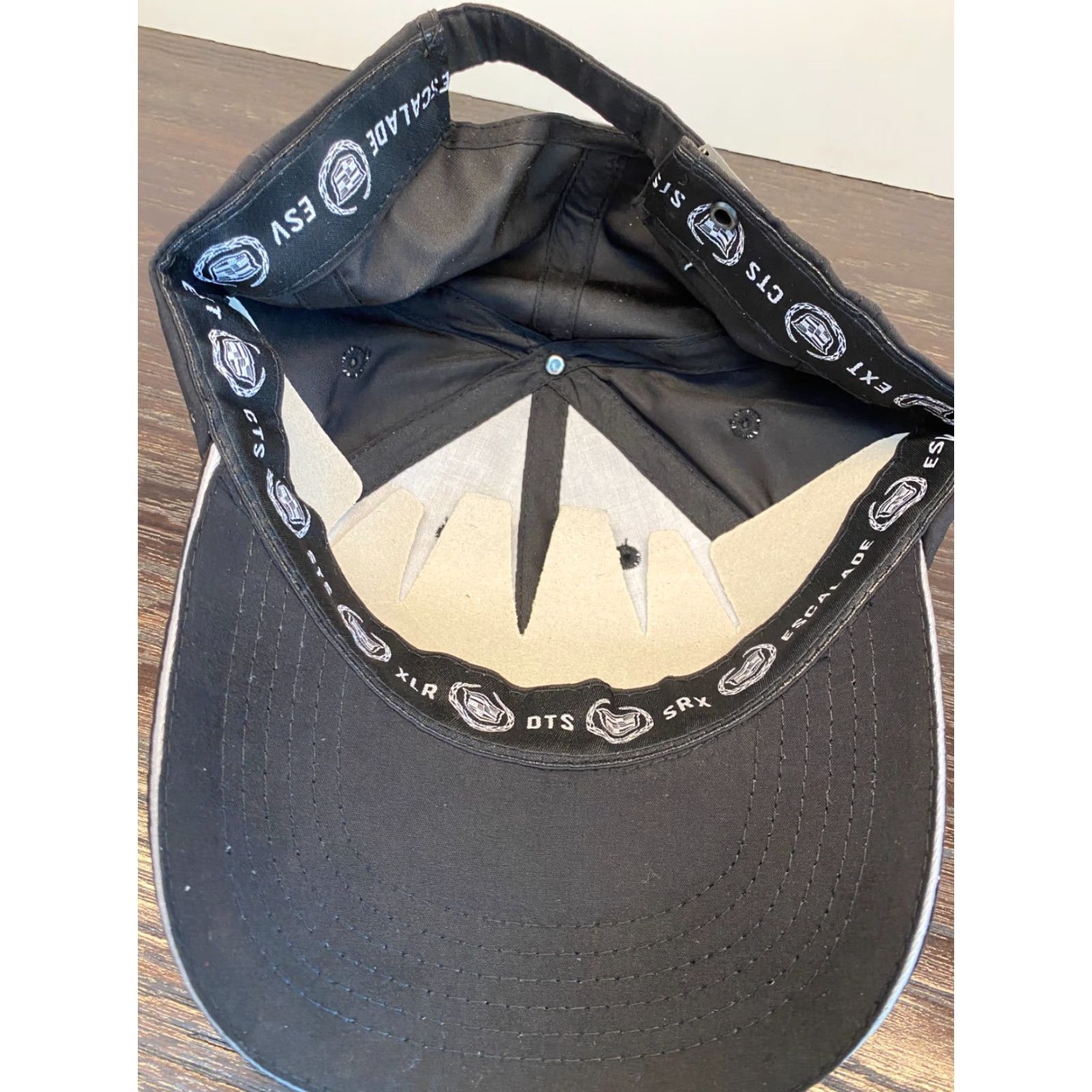 Vintage Cadillac Hat Mens One Size Black CTS Strapback Embroidered Cars Golf Hat Strapback Adjustable Lightweight Casual Golf Size ONE SIZE - 7 Thumbnail