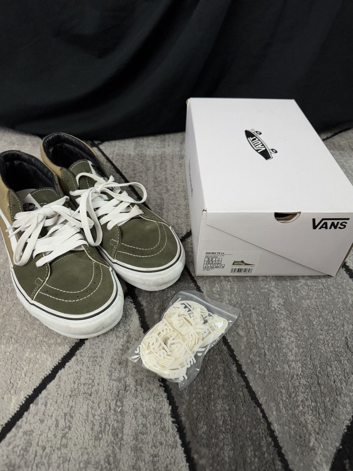 Jjjjound × Vans JJJJound x Sk8-Mid VLT LX Green | Grailed