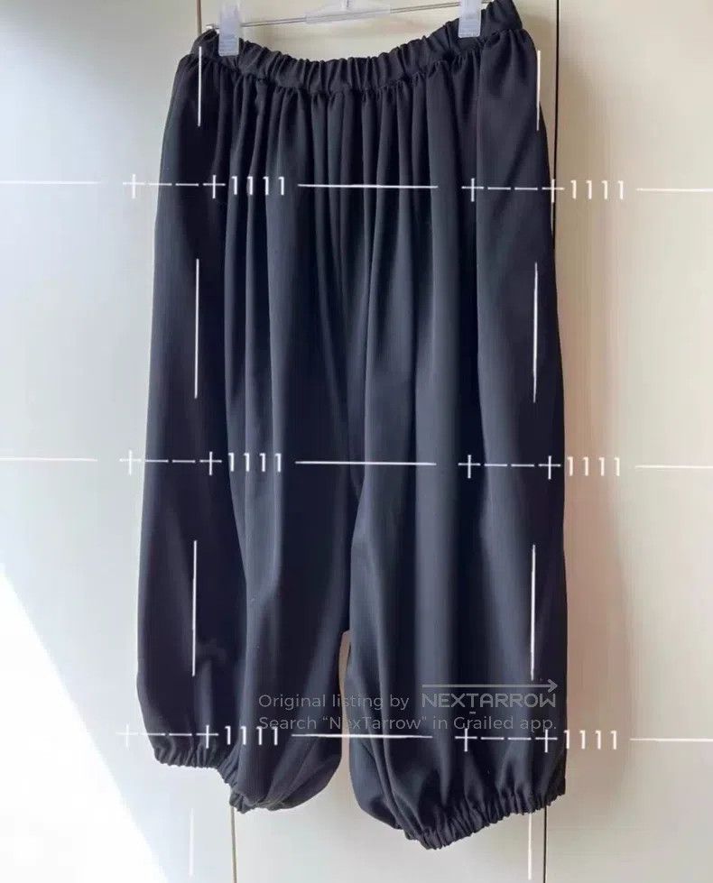 Comme des Garcons Comme Des Garcons size S Wool Low-Rise Lantern Pants Class Size 23" - 5 Thumbnail