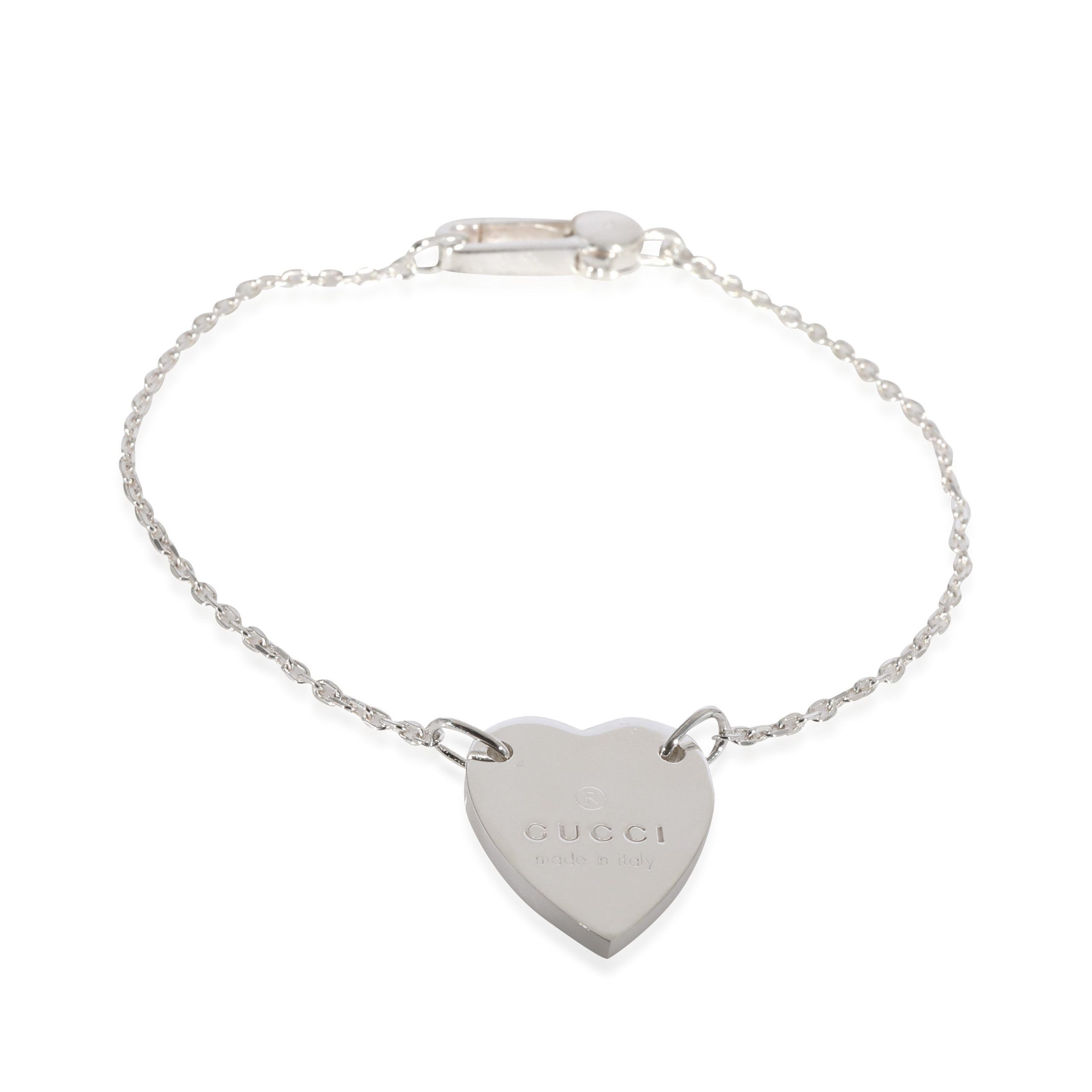 Gucci Logo Bracelet in Sterling Silver
