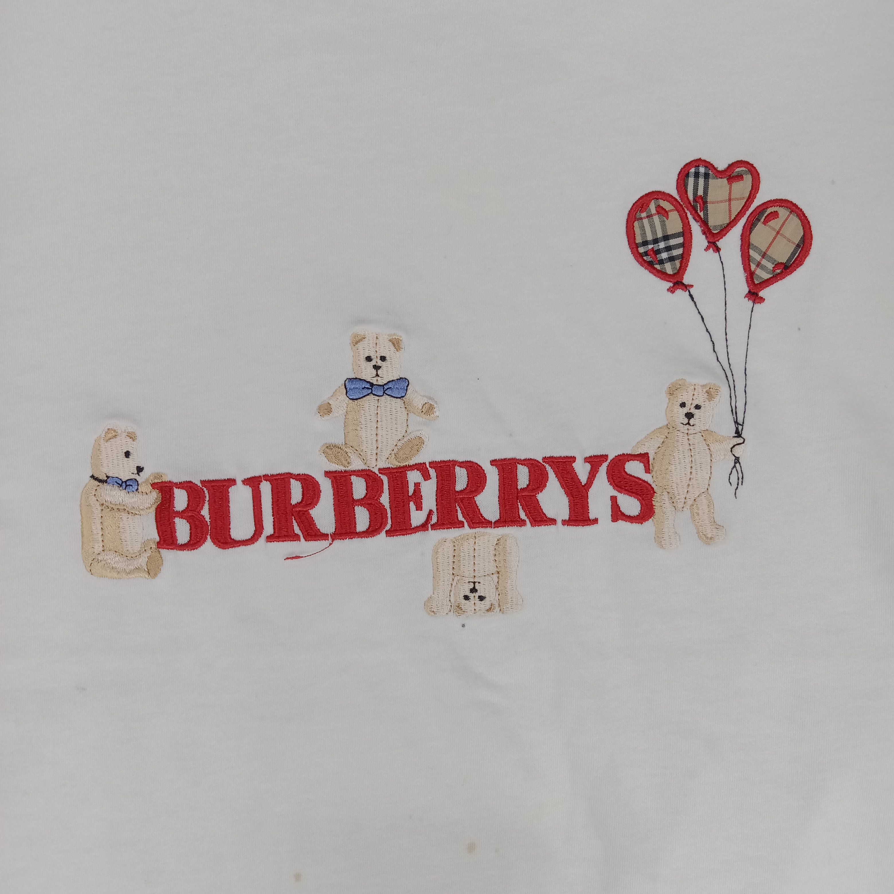 Burberry × Vintage Burberry London Luxury Brand Embroidery Tshirt Size US L / EU 52-54 / 3 - 3 Thumbnail