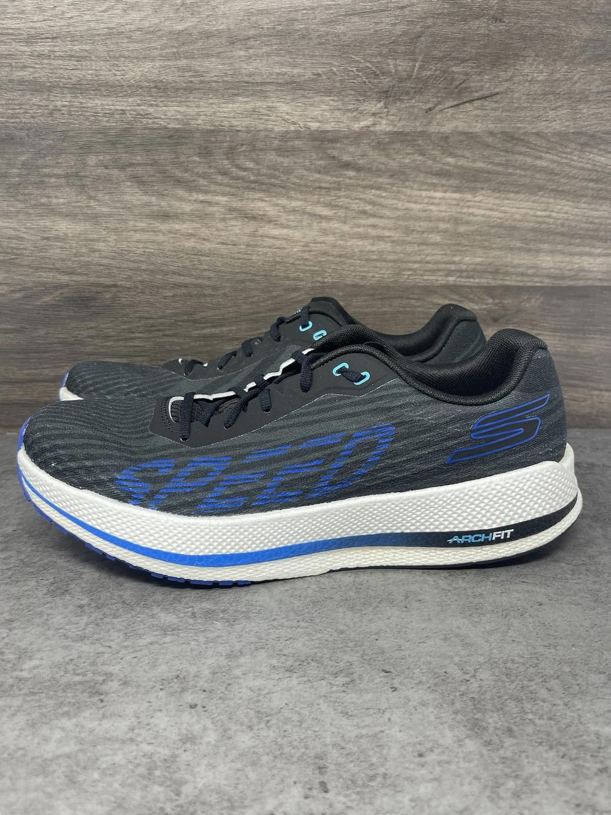 SKECHERS Skechers GO Run Arch Fit Razor 4 Shoes Mens Size 11 Black Size US 11 / EU 44 - 1 Thumbnail