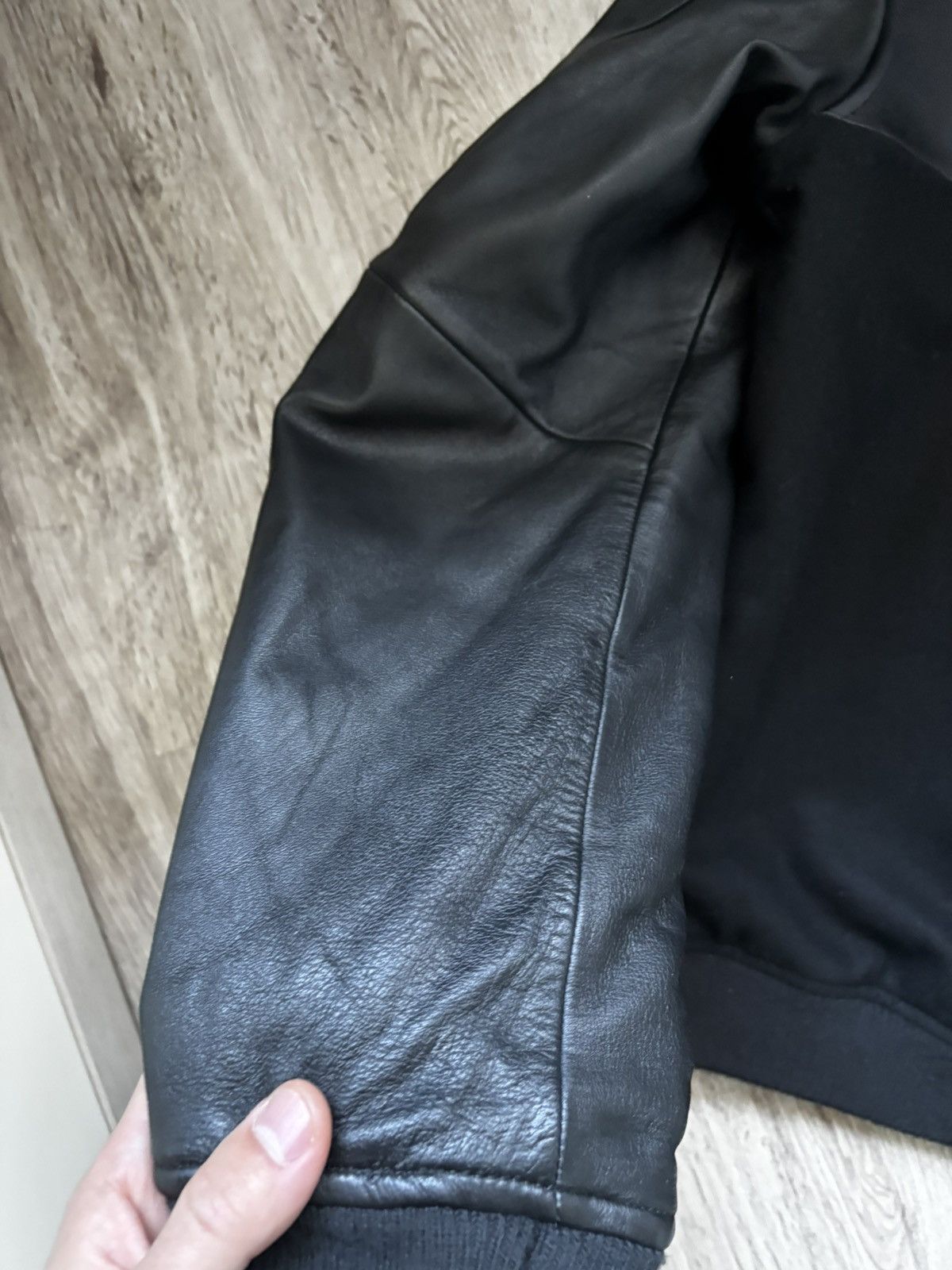 Nike NIKE Destroyer Leather & Wool Varsity Jacket 802644-010 Size US S / EU 44-46 / 1 - 20 Thumbnail